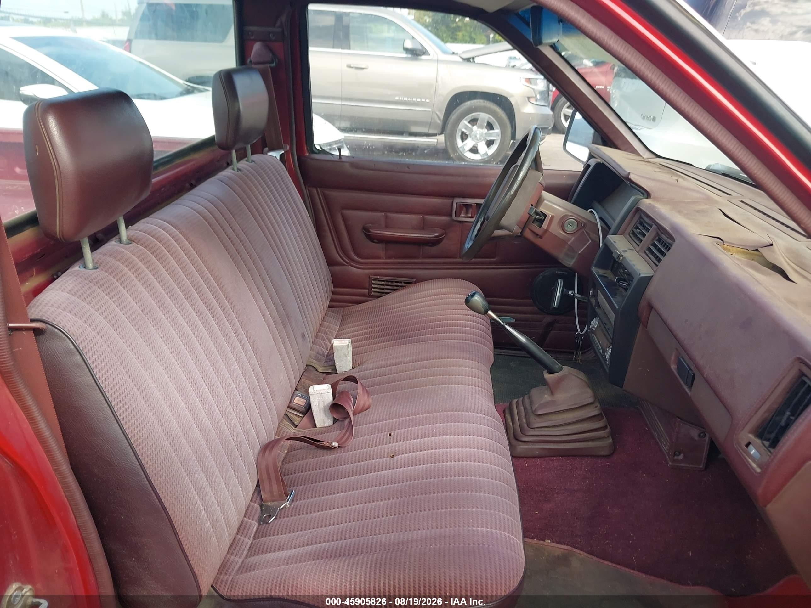 1991 Nissan Truck Short Wheelbase Burgundy vin: 1N6SD11S0MC416683