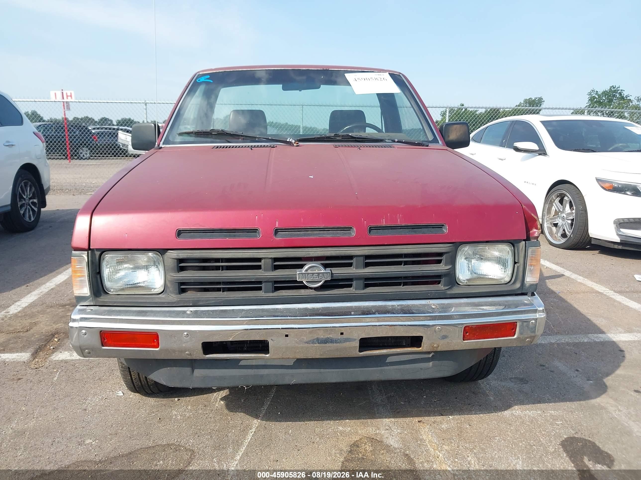 1991 Nissan Truck Short Wheelbase Burgundy vin: 1N6SD11S0MC416683