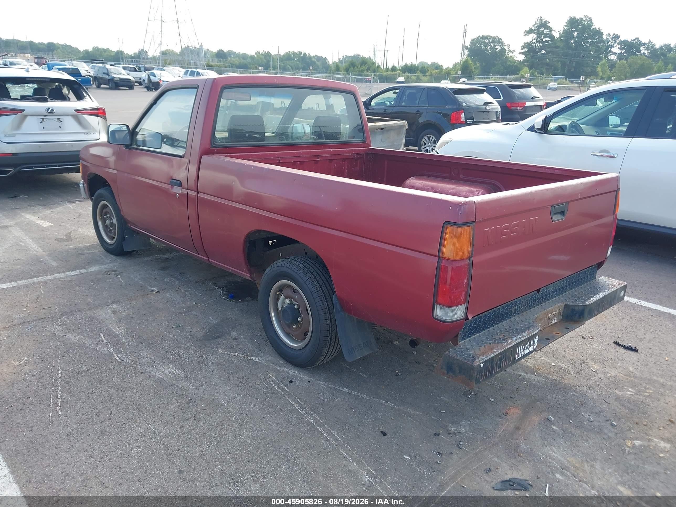 1991 Nissan Truck Short Wheelbase Burgundy vin: 1N6SD11S0MC416683