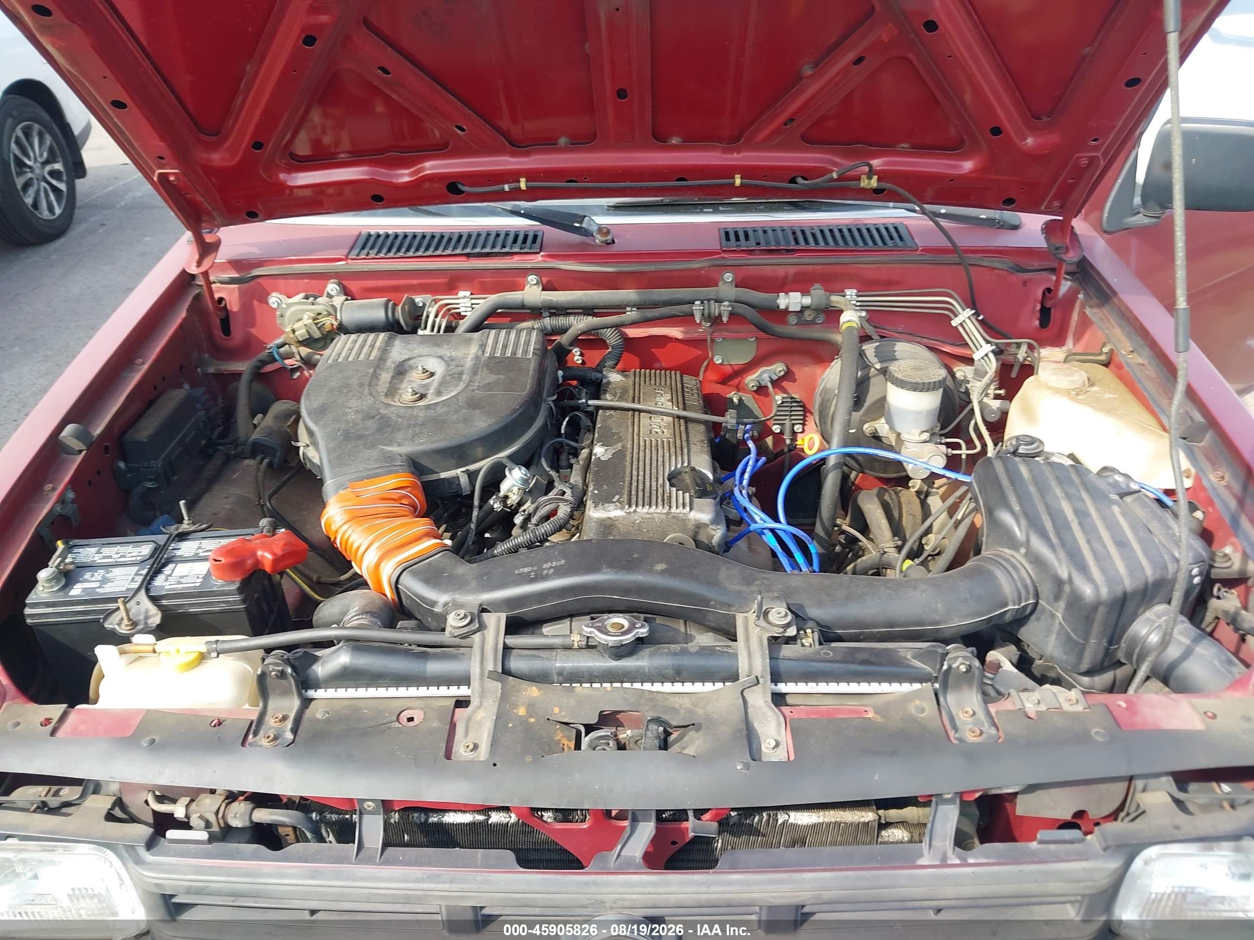 1991 Nissan Truck Short Wheelbase Burgundy vin: 1N6SD11S0MC416683