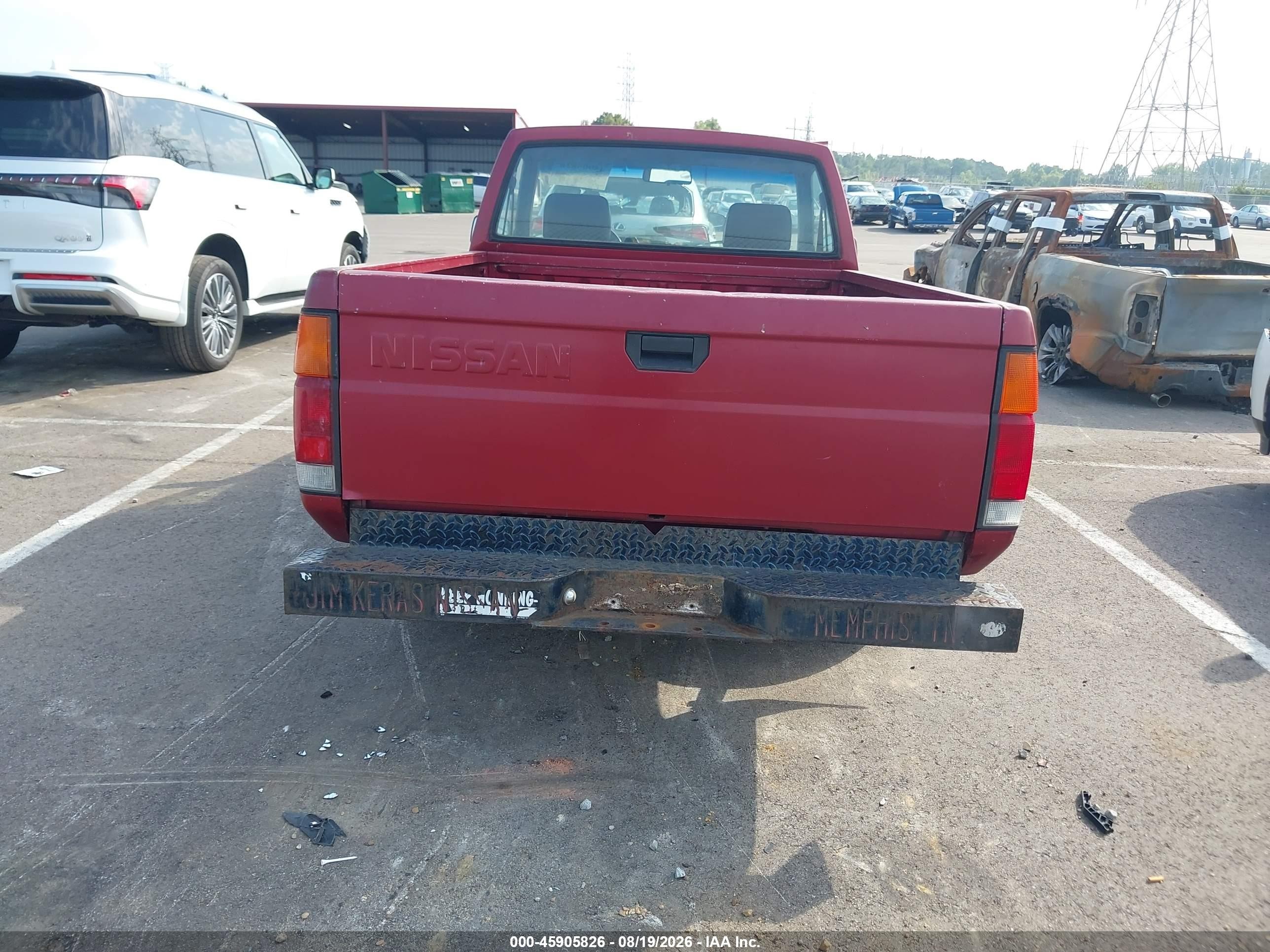 1991 Nissan Truck Short Wheelbase Burgundy vin: 1N6SD11S0MC416683