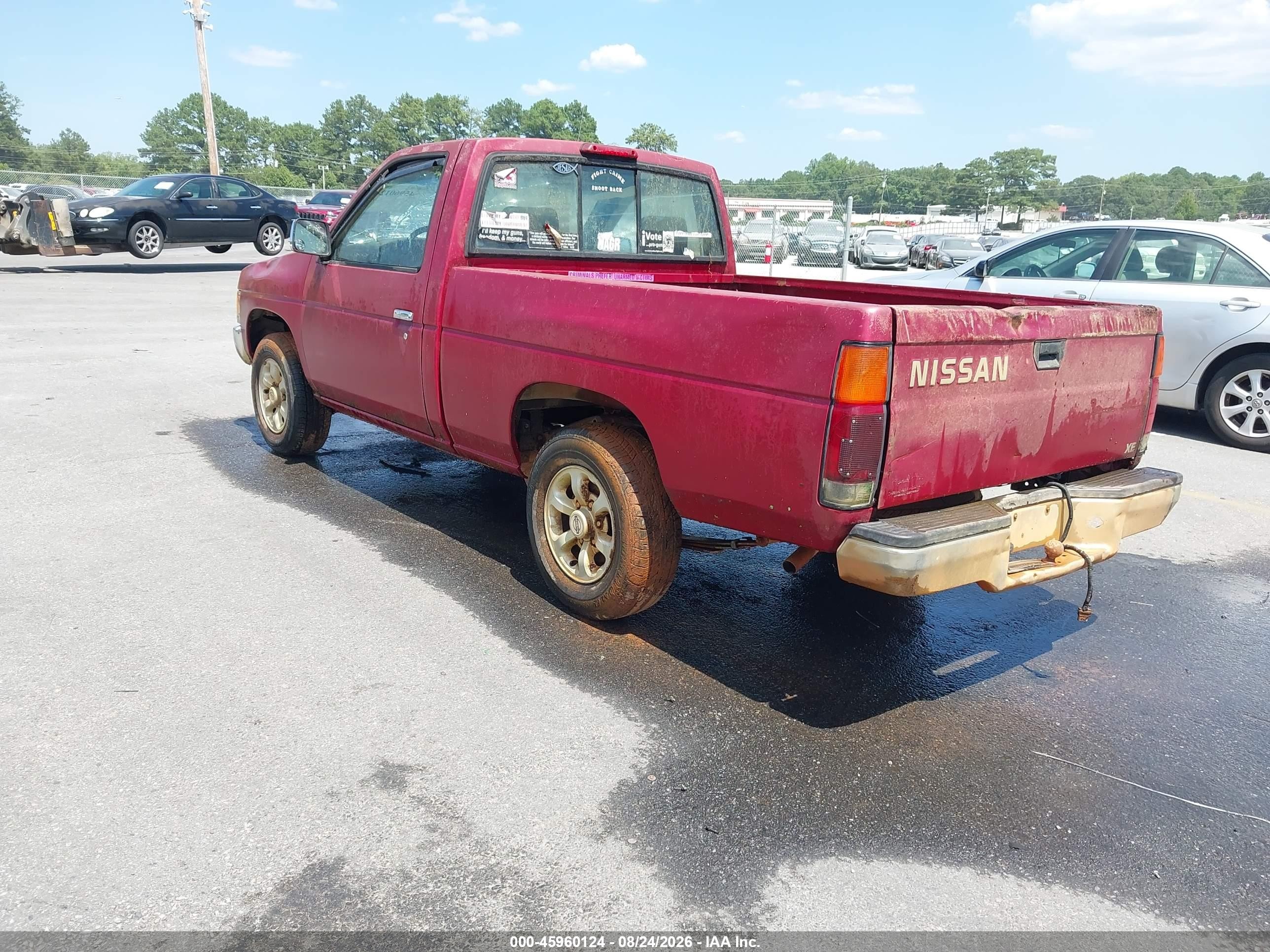 1997 Nissan 4x2 Truck Xe Maroon vin: 1N6SD11S0VC335264