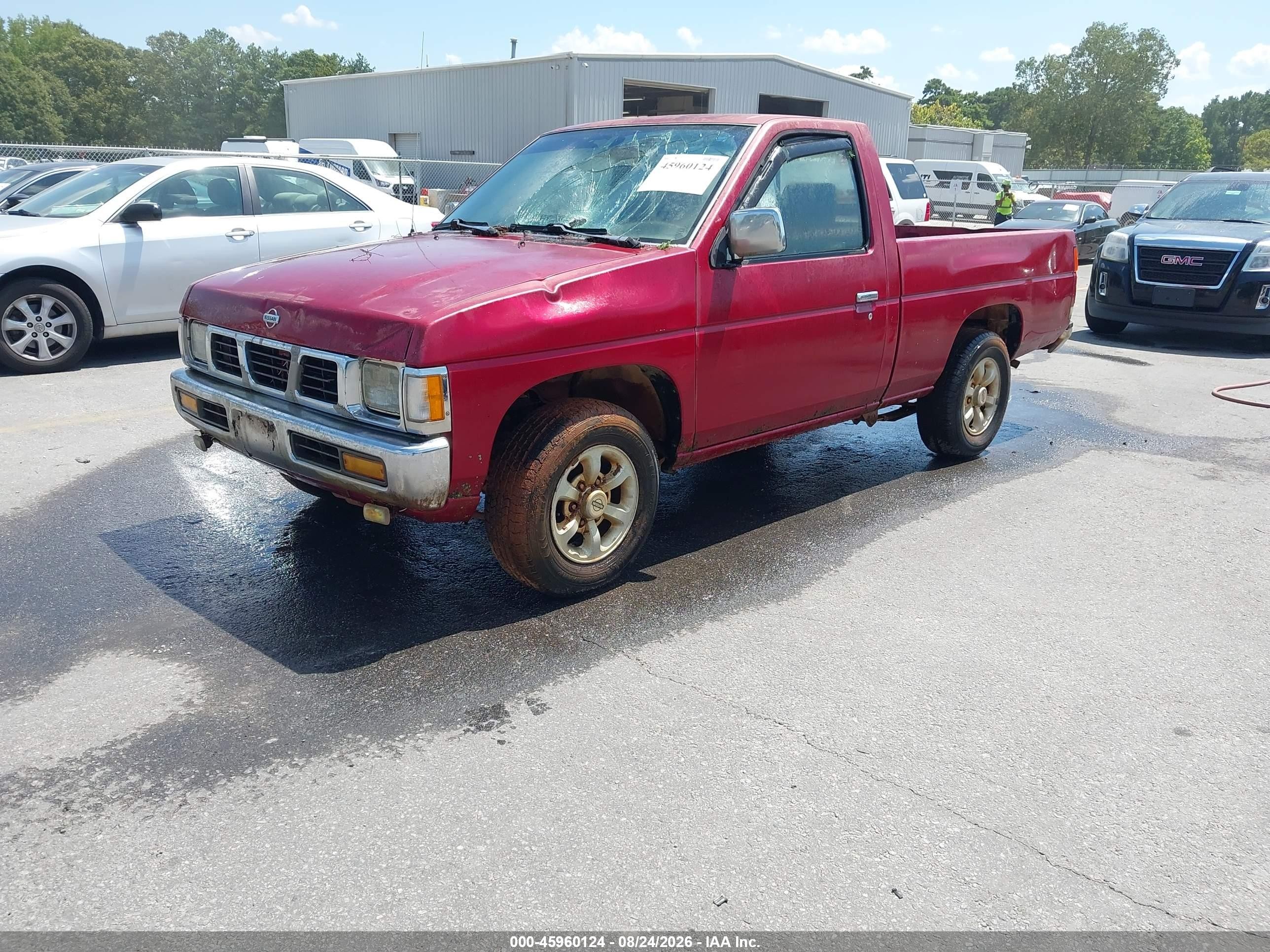 1997 Nissan 4x2 Truck Xe Maroon vin: 1N6SD11S0VC335264