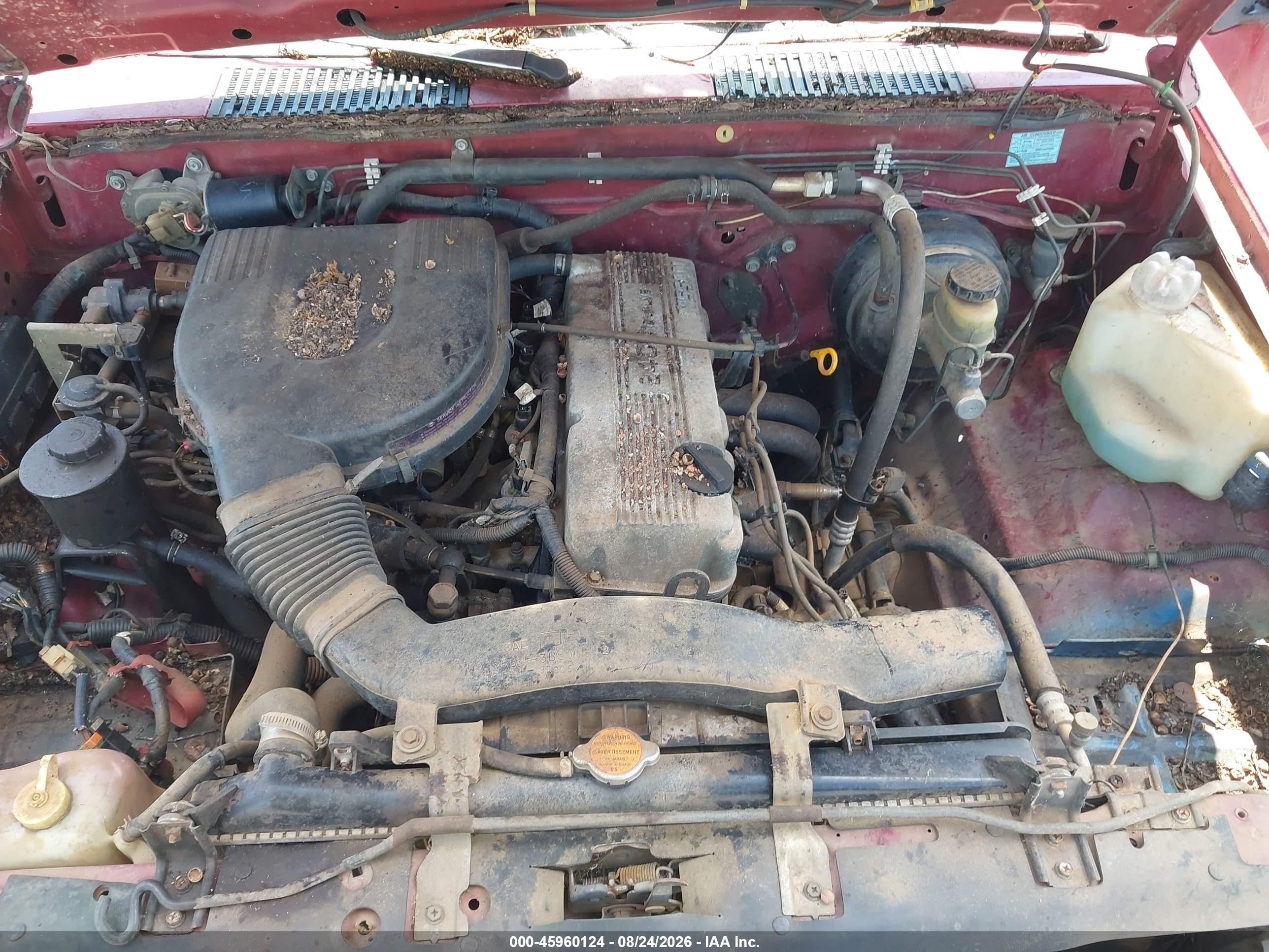 1997 Nissan 4x2 Truck Xe Maroon vin: 1N6SD11S0VC335264