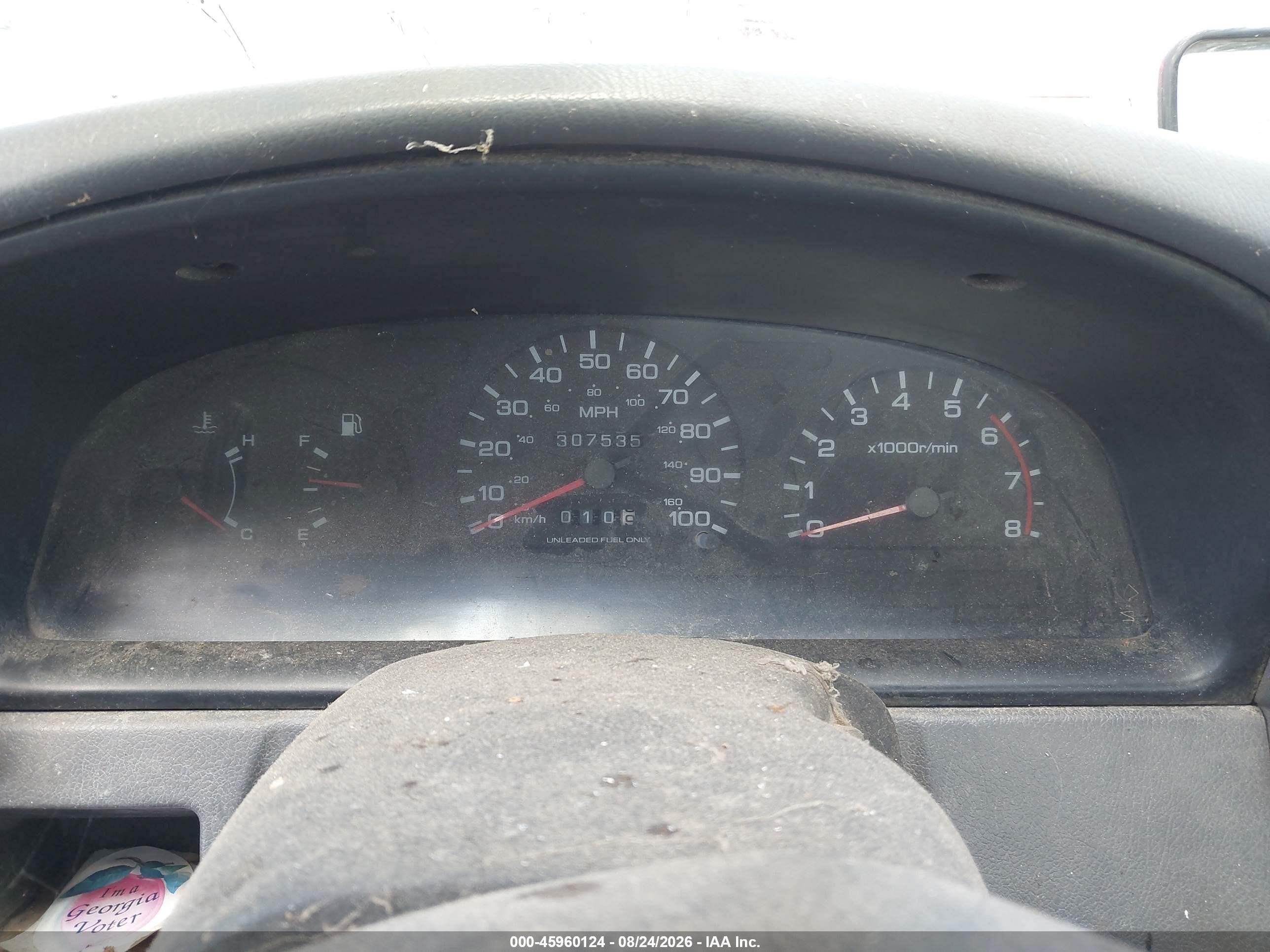 1997 Nissan 4x2 Truck Xe Maroon vin: 1N6SD11S0VC335264