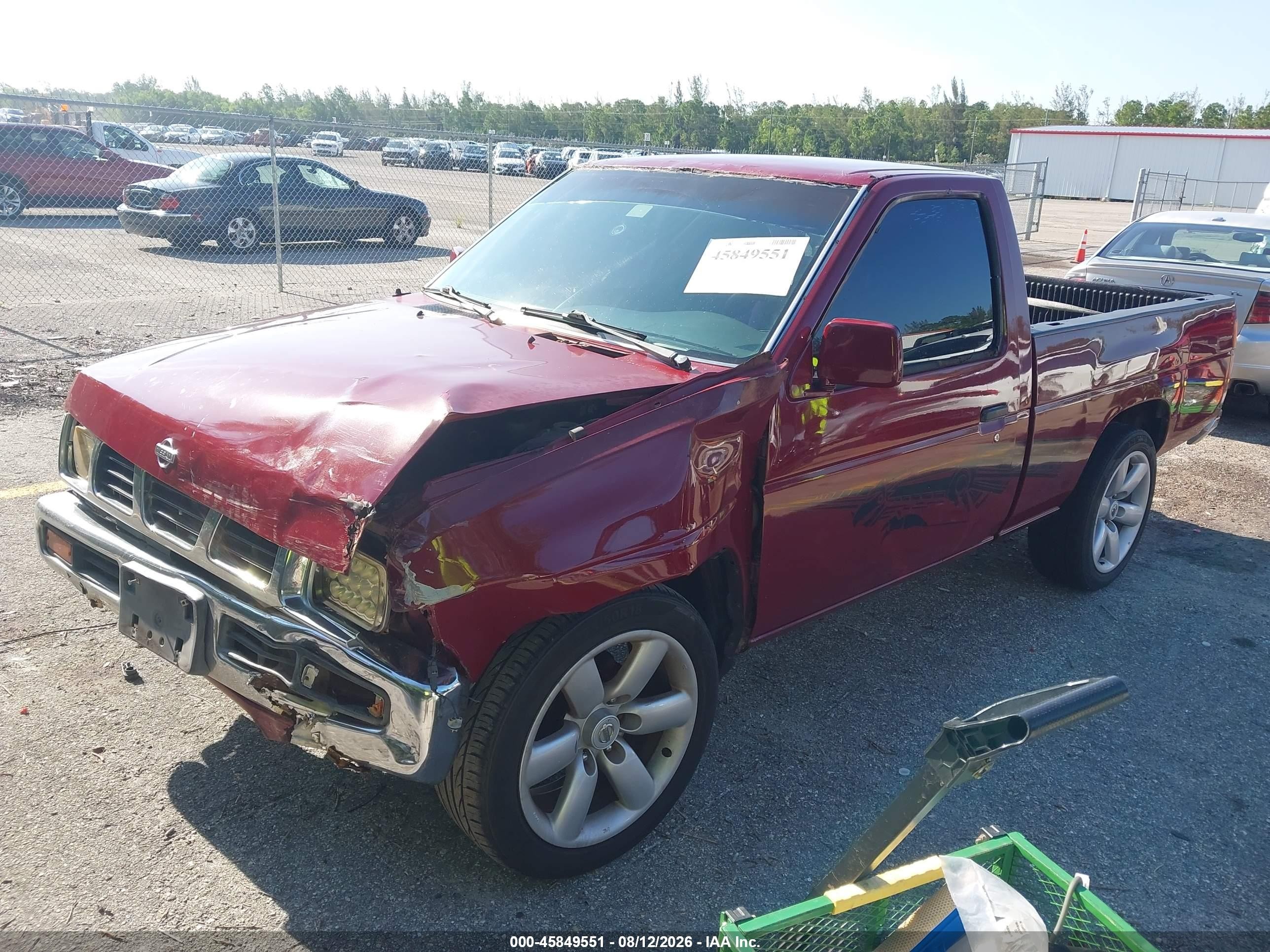 1997 Nissan 4x2 Truck Xe Red vin: 1N6SD11S0VC356423