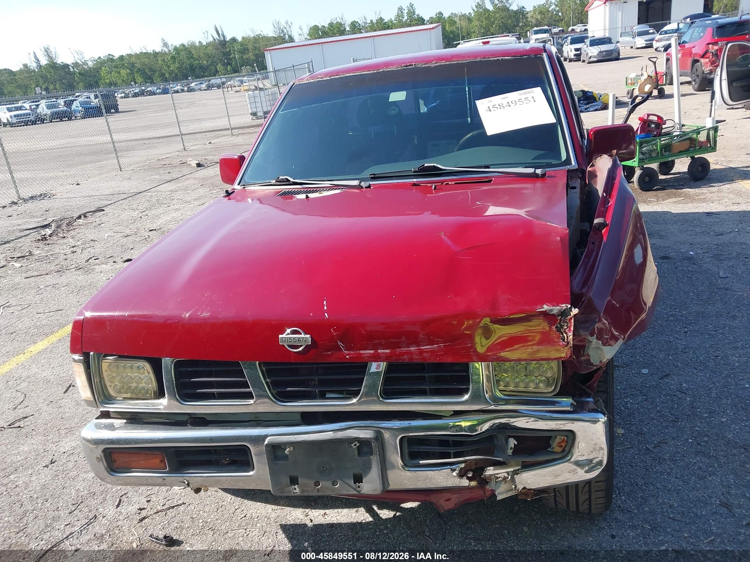 1997 Nissan 4x2 Truck Xe Red vin: 1N6SD11S0VC356423