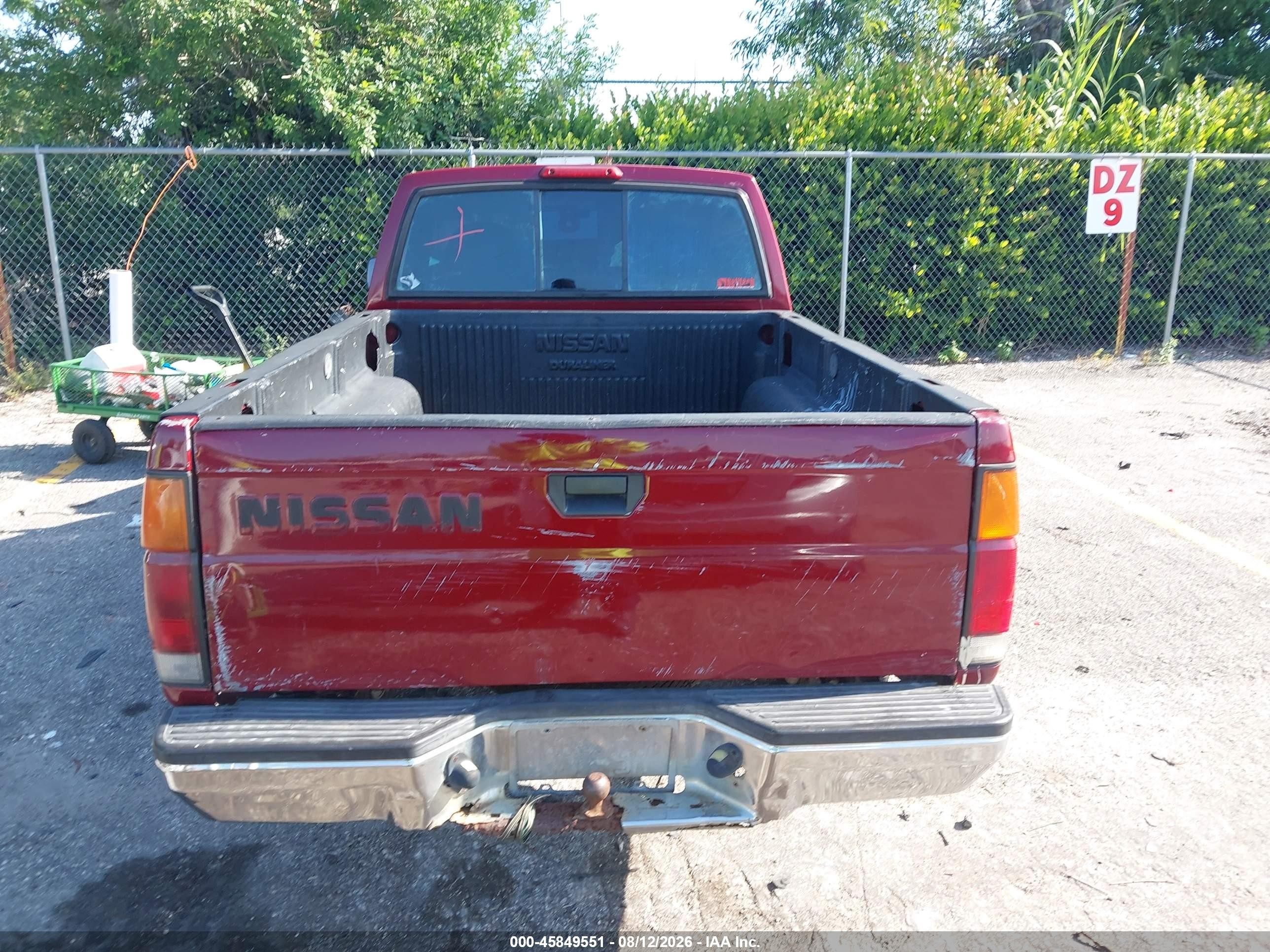 1997 Nissan 4x2 Truck Xe Red vin: 1N6SD11S0VC356423