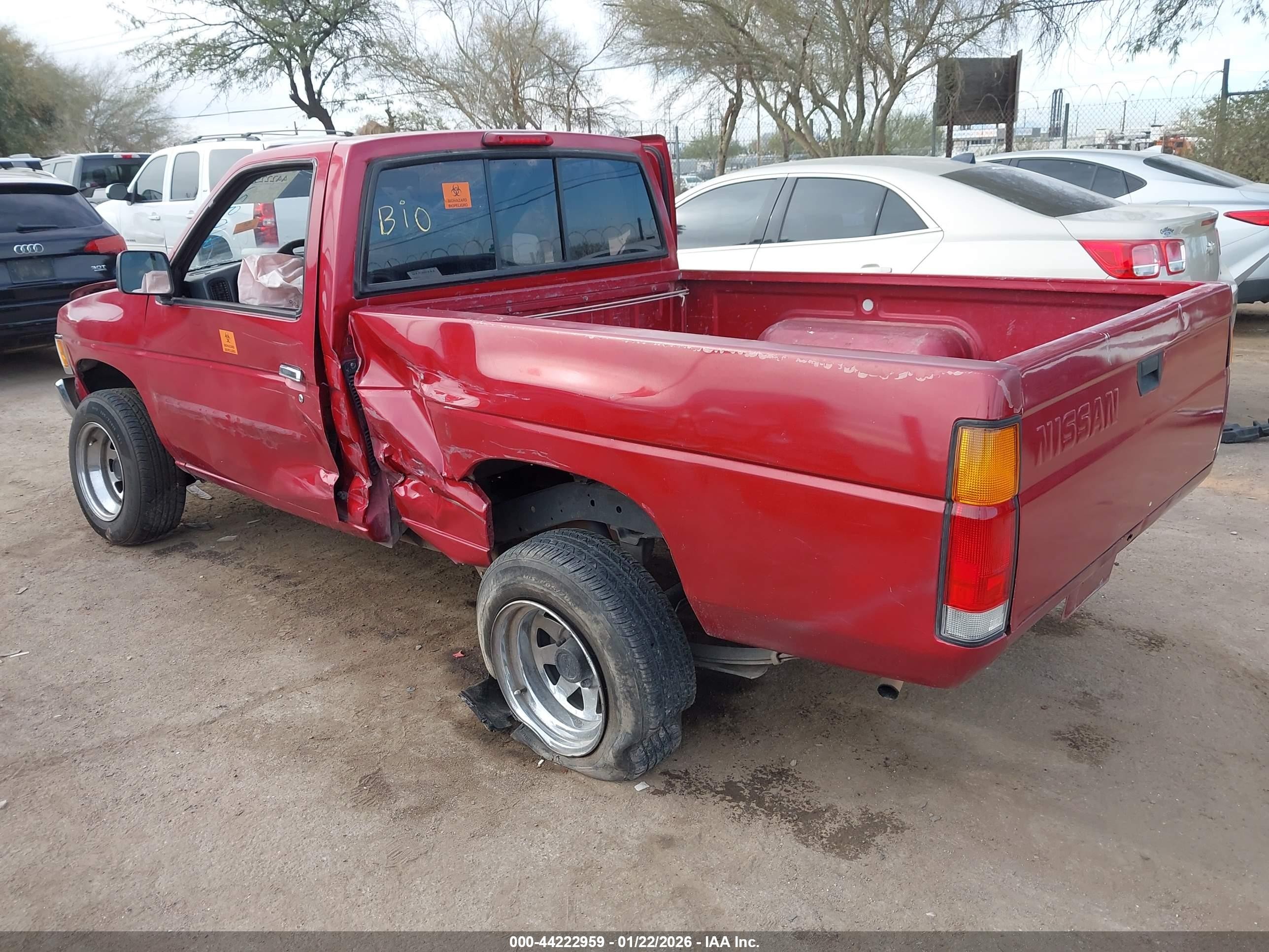 1997 Nissan 4x2 Truck Xe Red vin: 1N6SD11S0VC410934