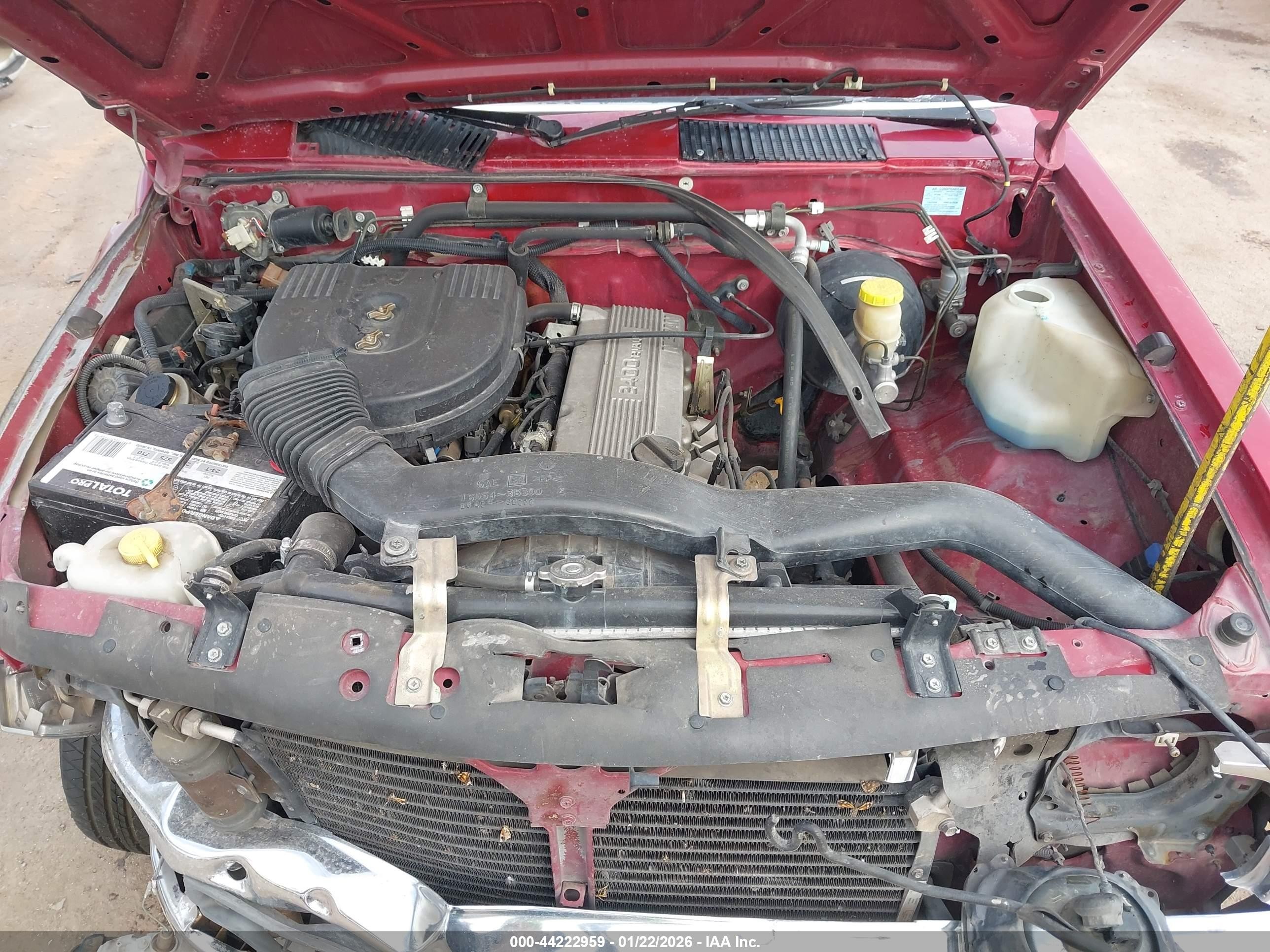 1997 Nissan 4x2 Truck Xe Red vin: 1N6SD11S0VC410934