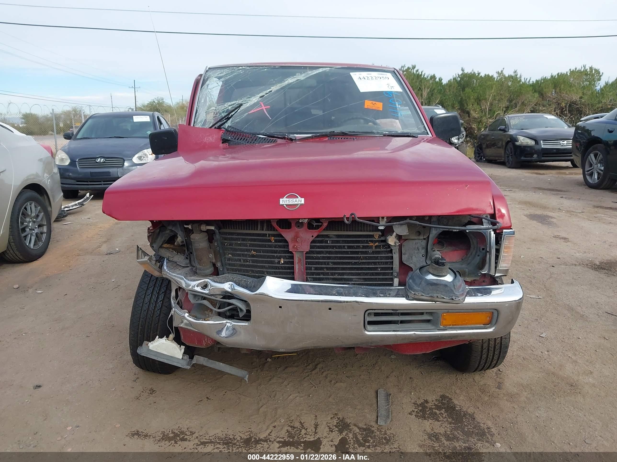 1997 Nissan 4x2 Truck Xe Red vin: 1N6SD11S0VC410934