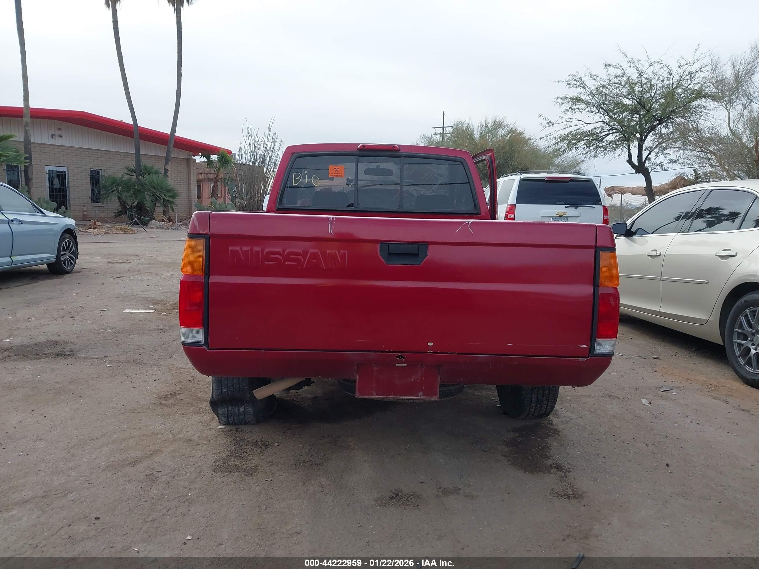 1997 Nissan 4x2 Truck Xe Red vin: 1N6SD11S0VC410934