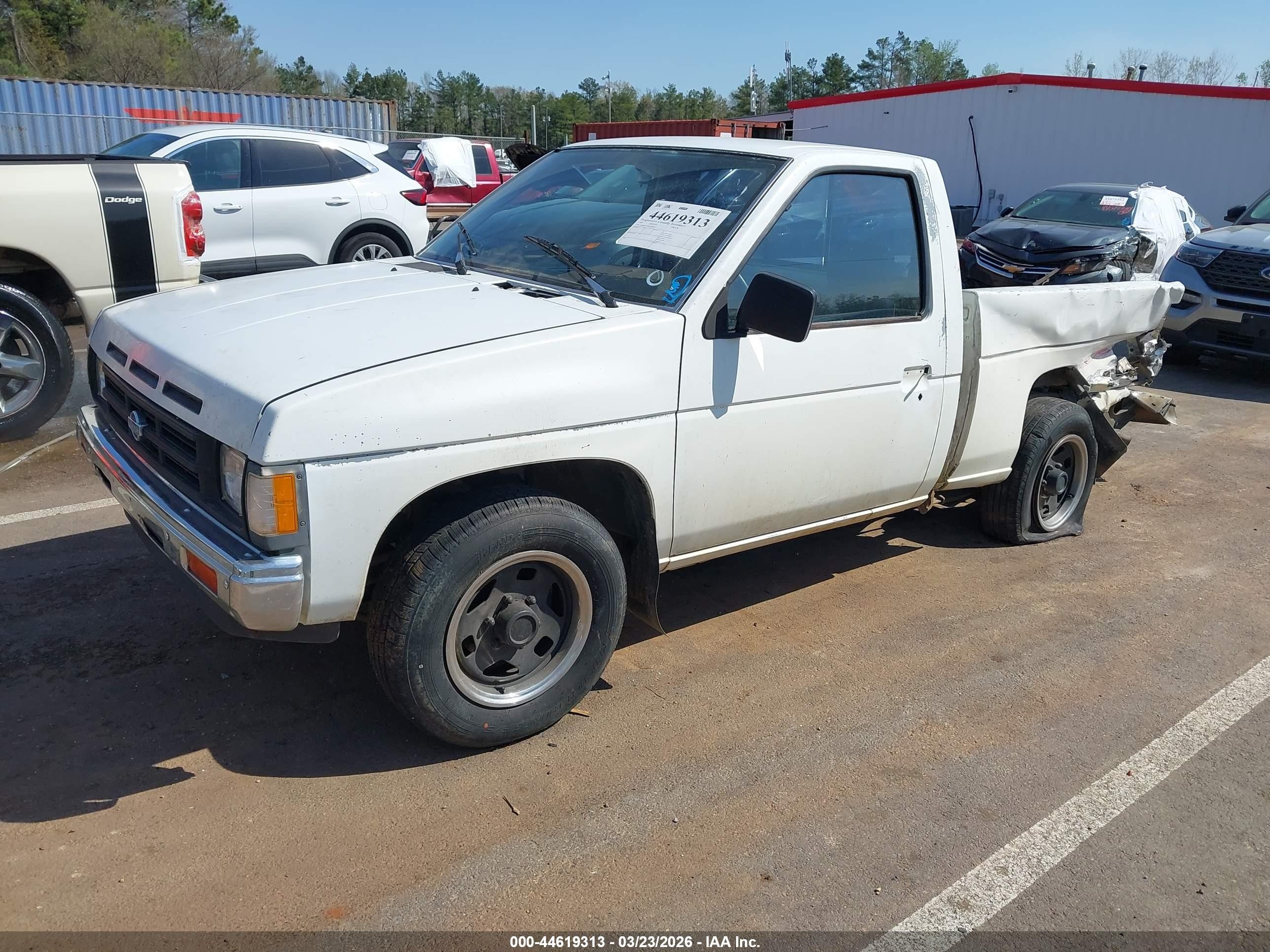 1991 Nissan Truck Short Wheelbase White vin: 1N6SD11S1MC388165