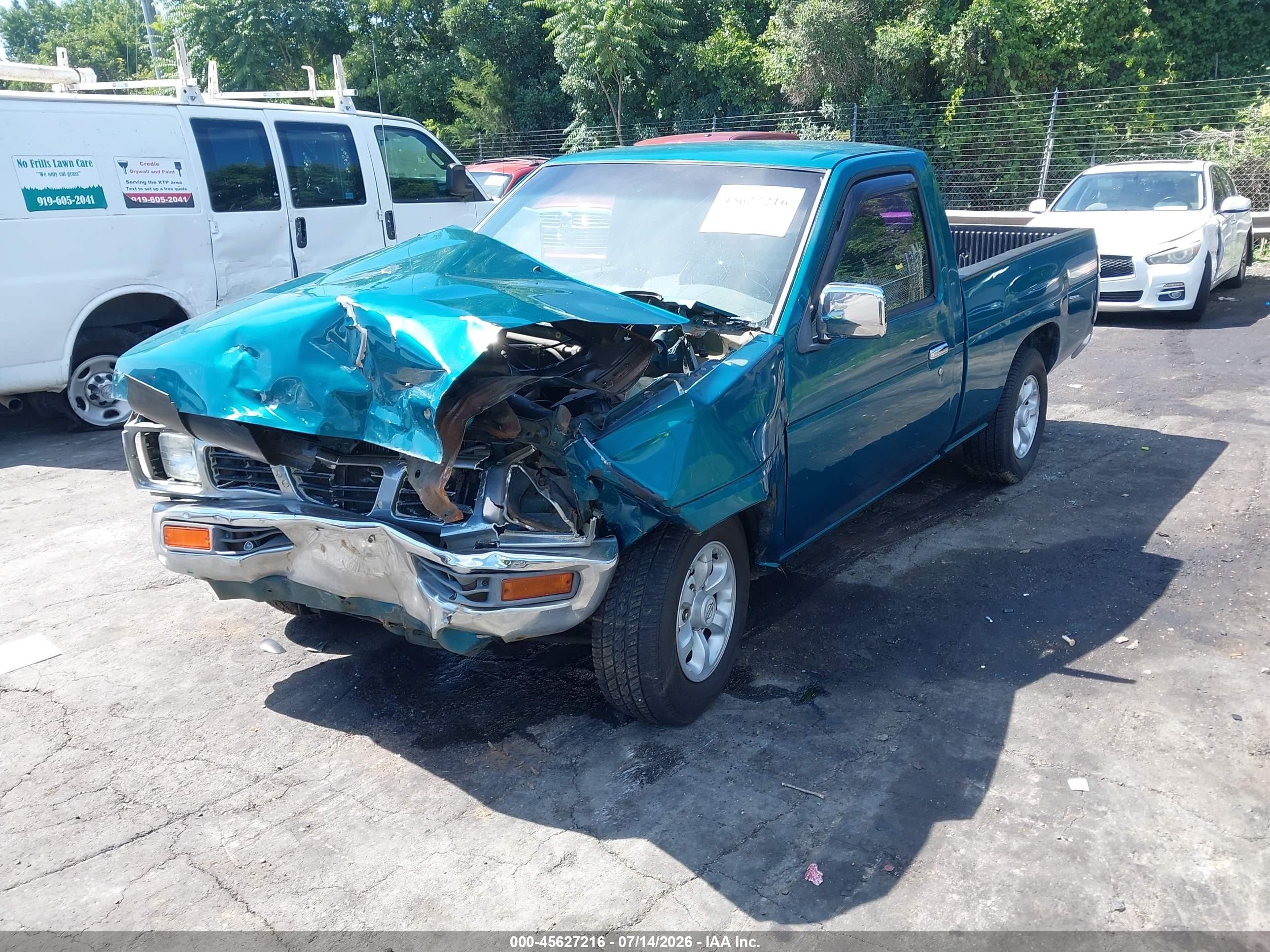 1996 Nissan Truck Xe Green vin: 1N6SD11S1TC376340