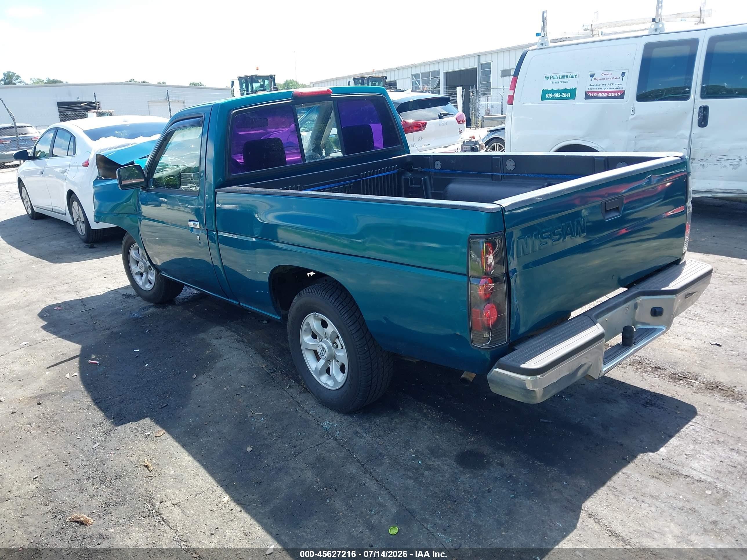 1996 Nissan Truck Xe Green vin: 1N6SD11S1TC376340