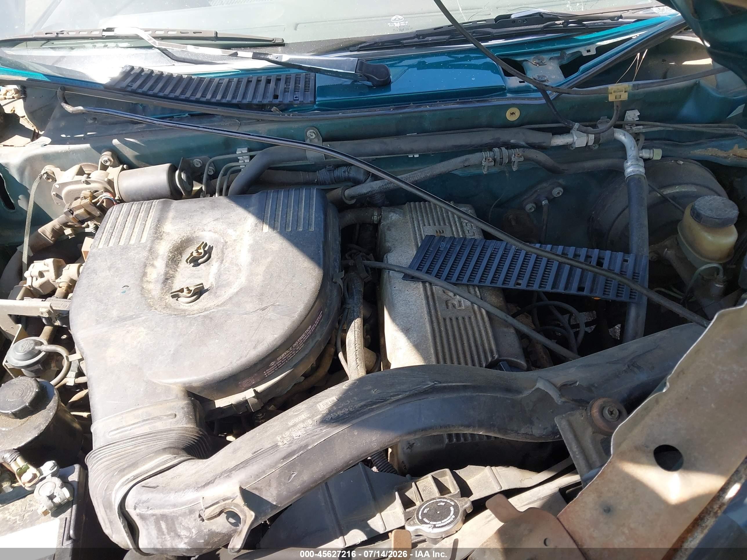 1996 Nissan Truck Xe Green vin: 1N6SD11S1TC376340