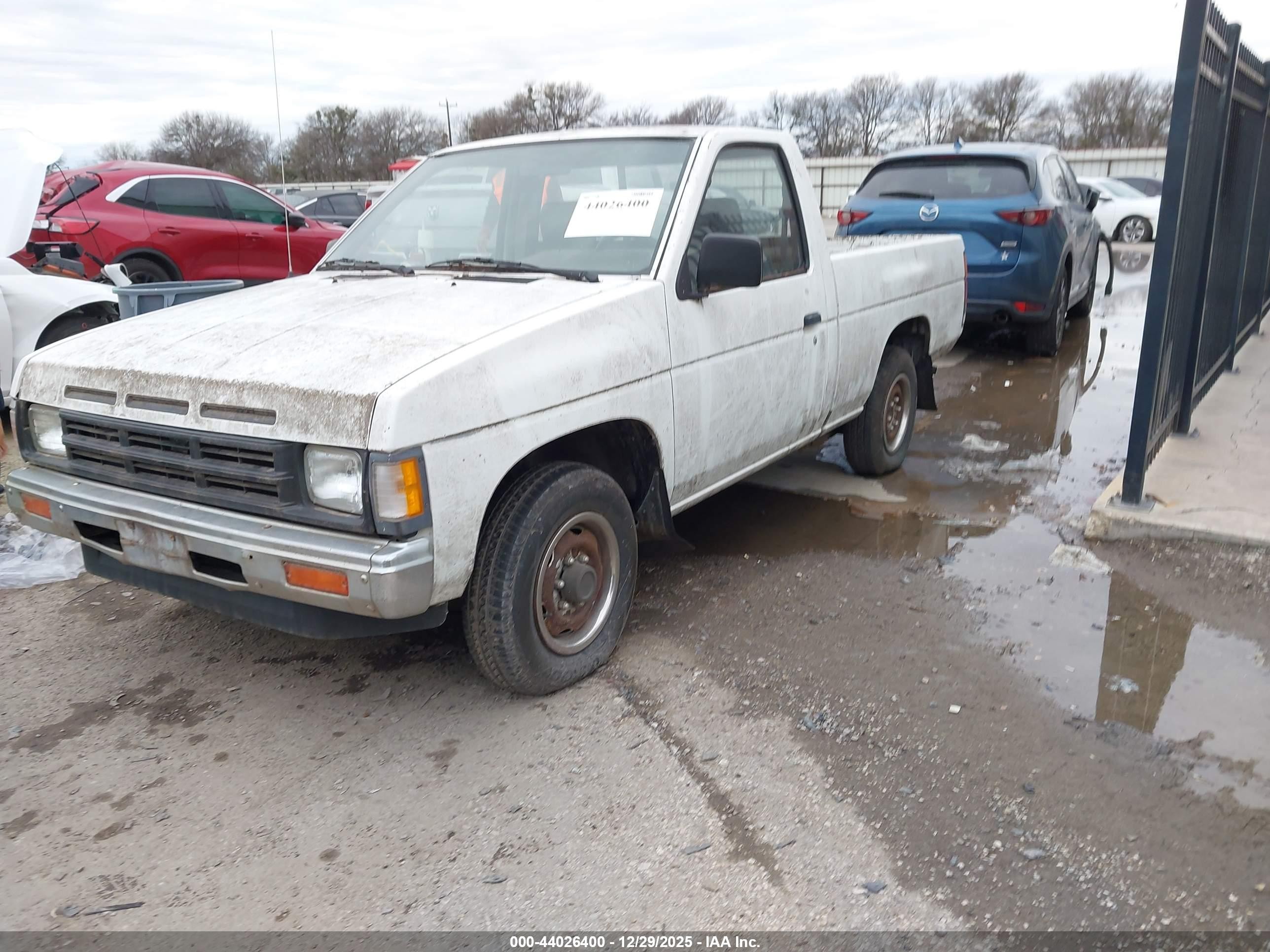 1991 Nissan Truck Short Wheelbase White vin: 1N6SD11S2MC402297