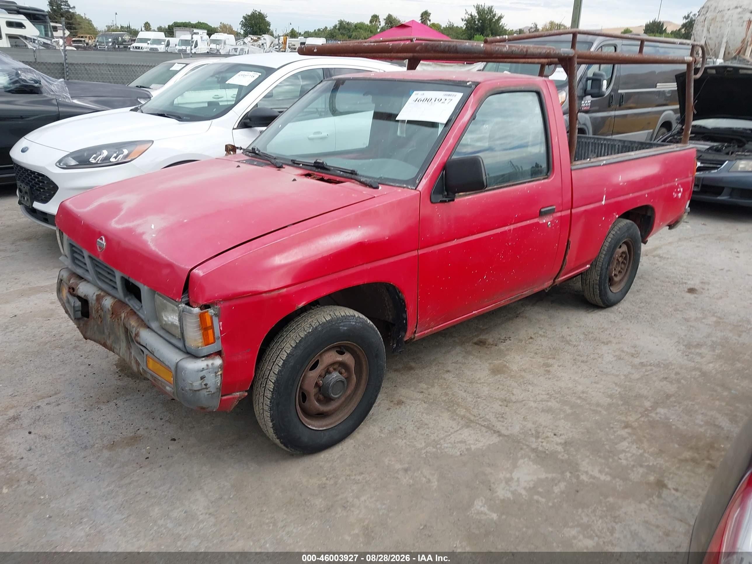 1995 Nissan Truck E/xe Red vin: 1N6SD11S2SC399253