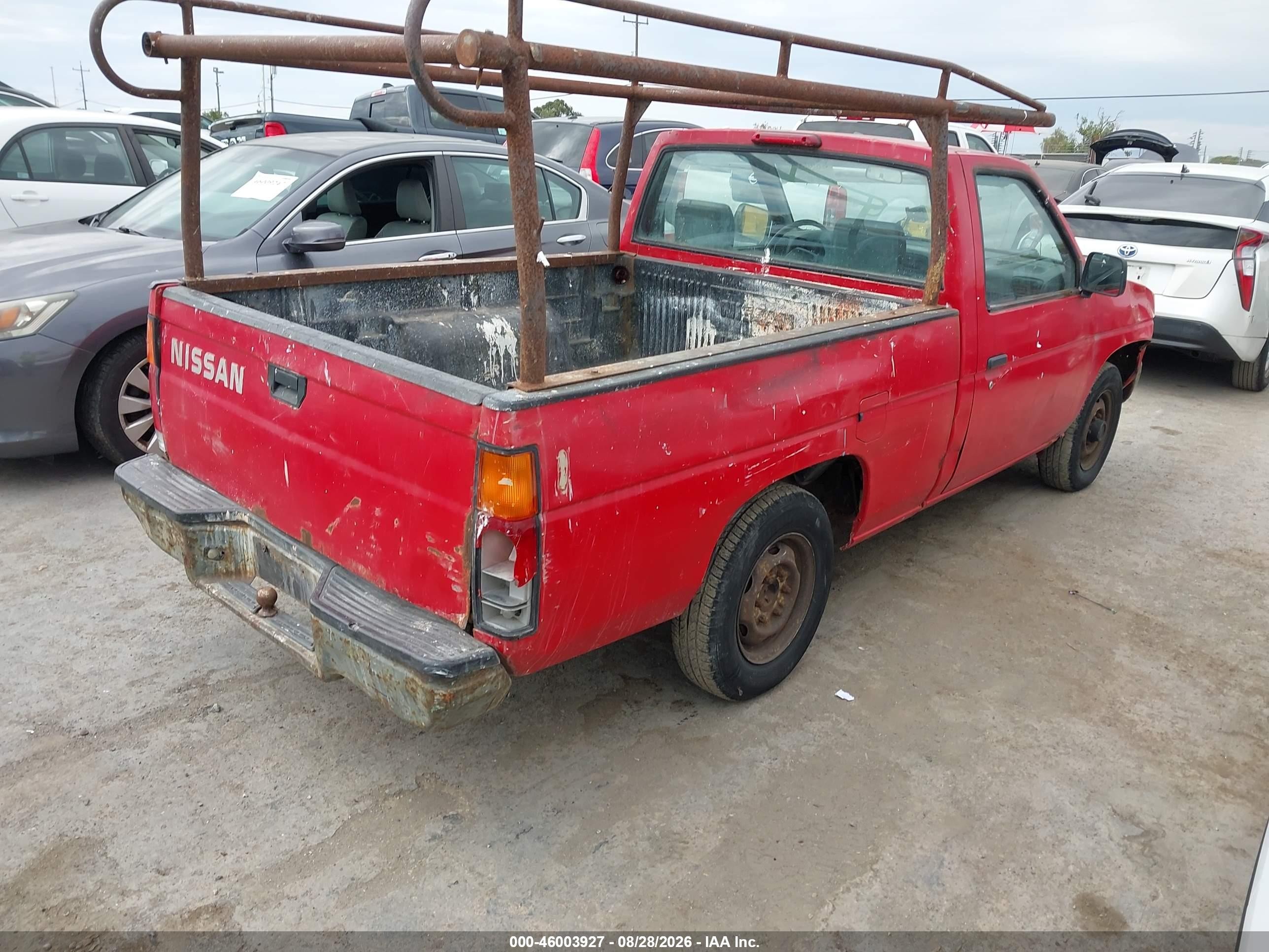 1995 Nissan Truck E/xe Red vin: 1N6SD11S2SC399253