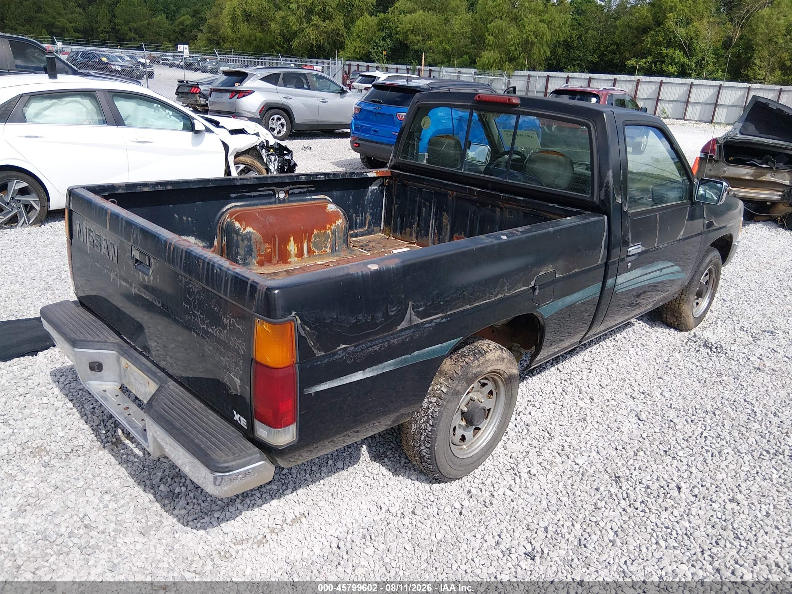 1995 Nissan Truck E/xe Black vin: 1N6SD11S2SC428086