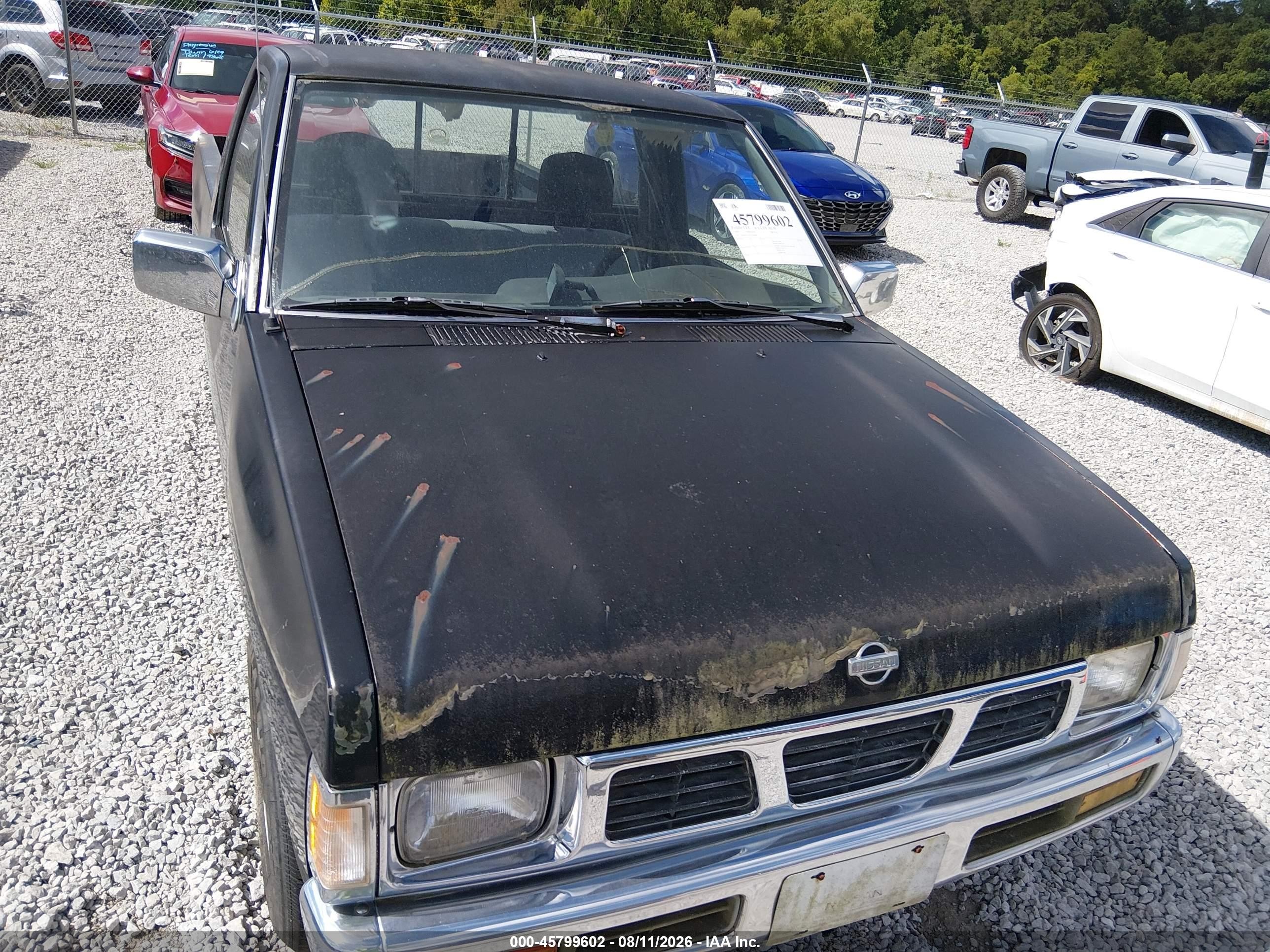 1995 Nissan Truck E/xe Black vin: 1N6SD11S2SC428086
