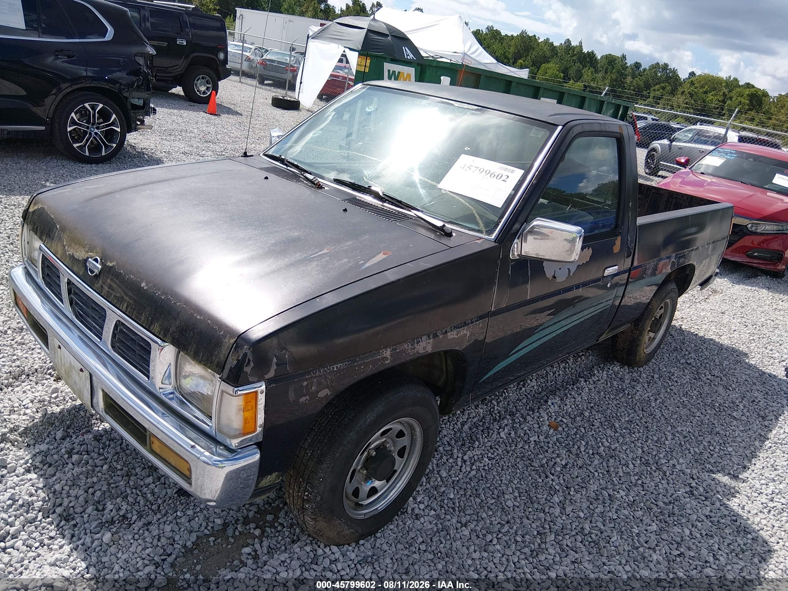 1995 Nissan Truck E/xe Black vin: 1N6SD11S2SC428086