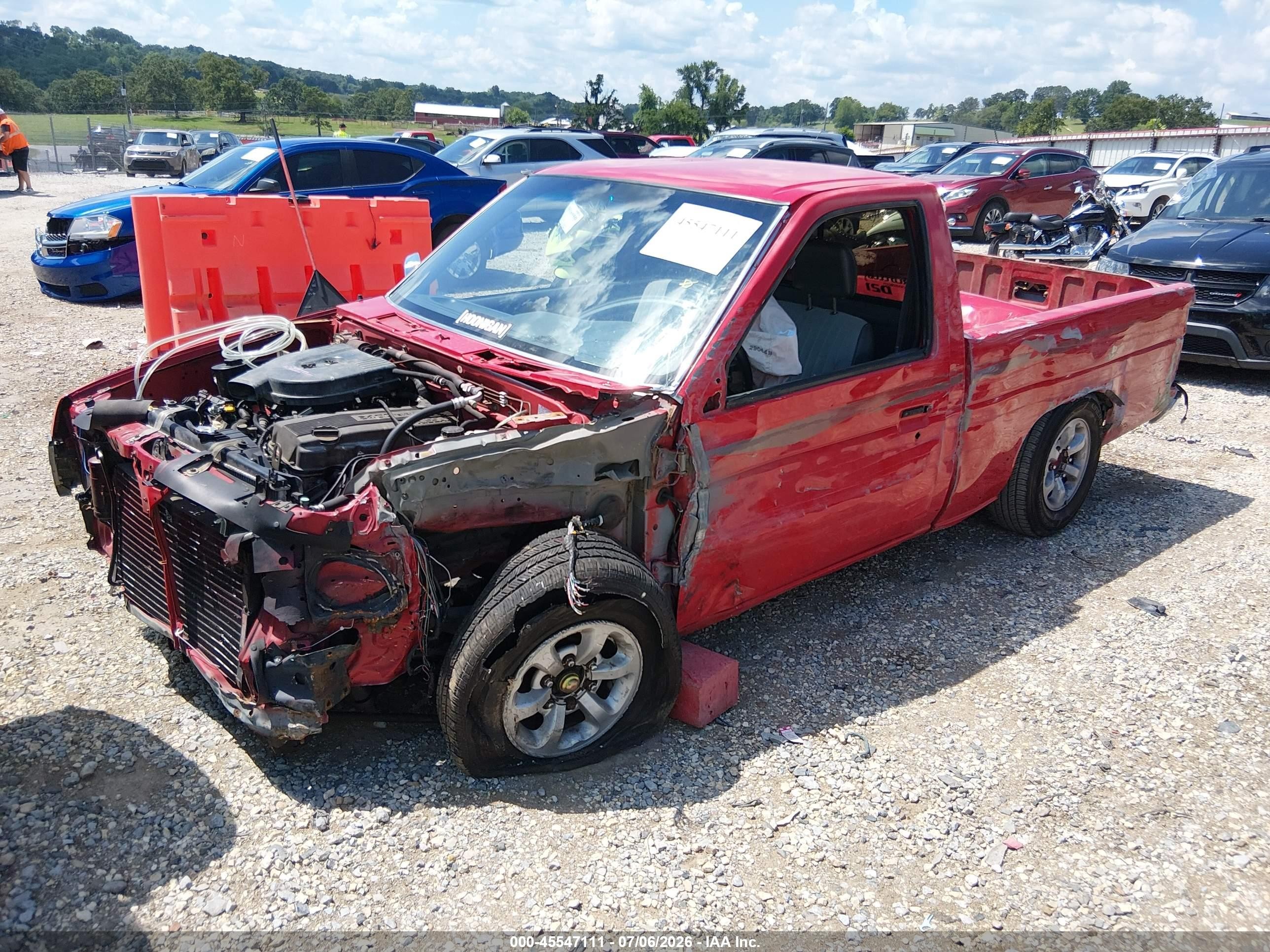 1997 Nissan 4x2 Truck Xe Red vin: 1N6SD11S2VC351479