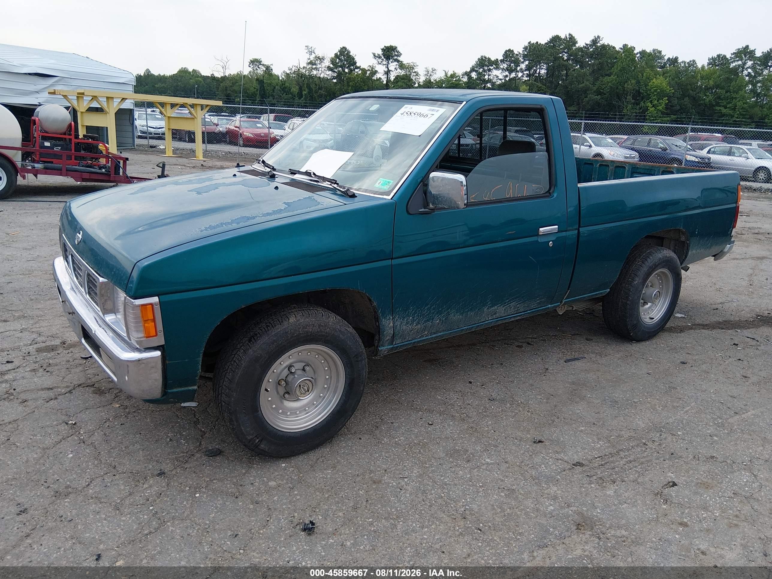 1997 Nissan 4x2 Truck Xe Green vin: 1N6SD11S2VC370145