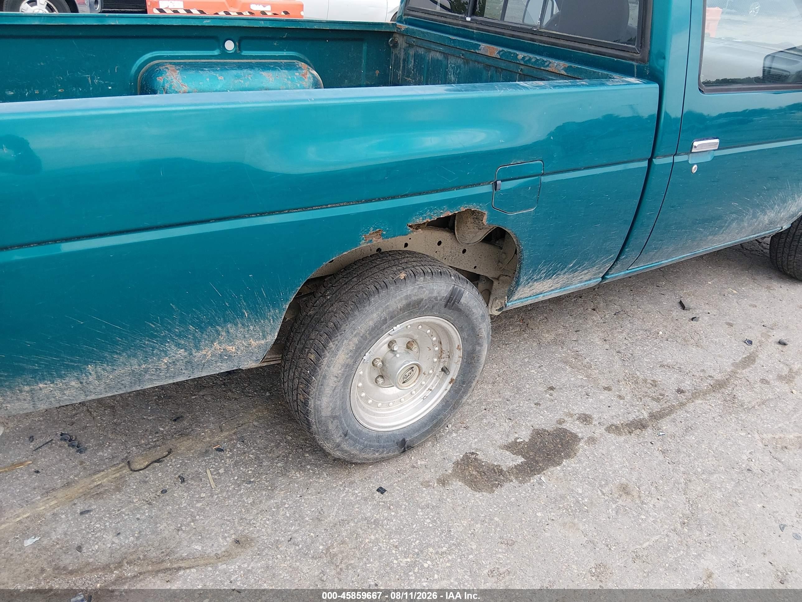 1997 Nissan 4x2 Truck Xe Green vin: 1N6SD11S2VC370145