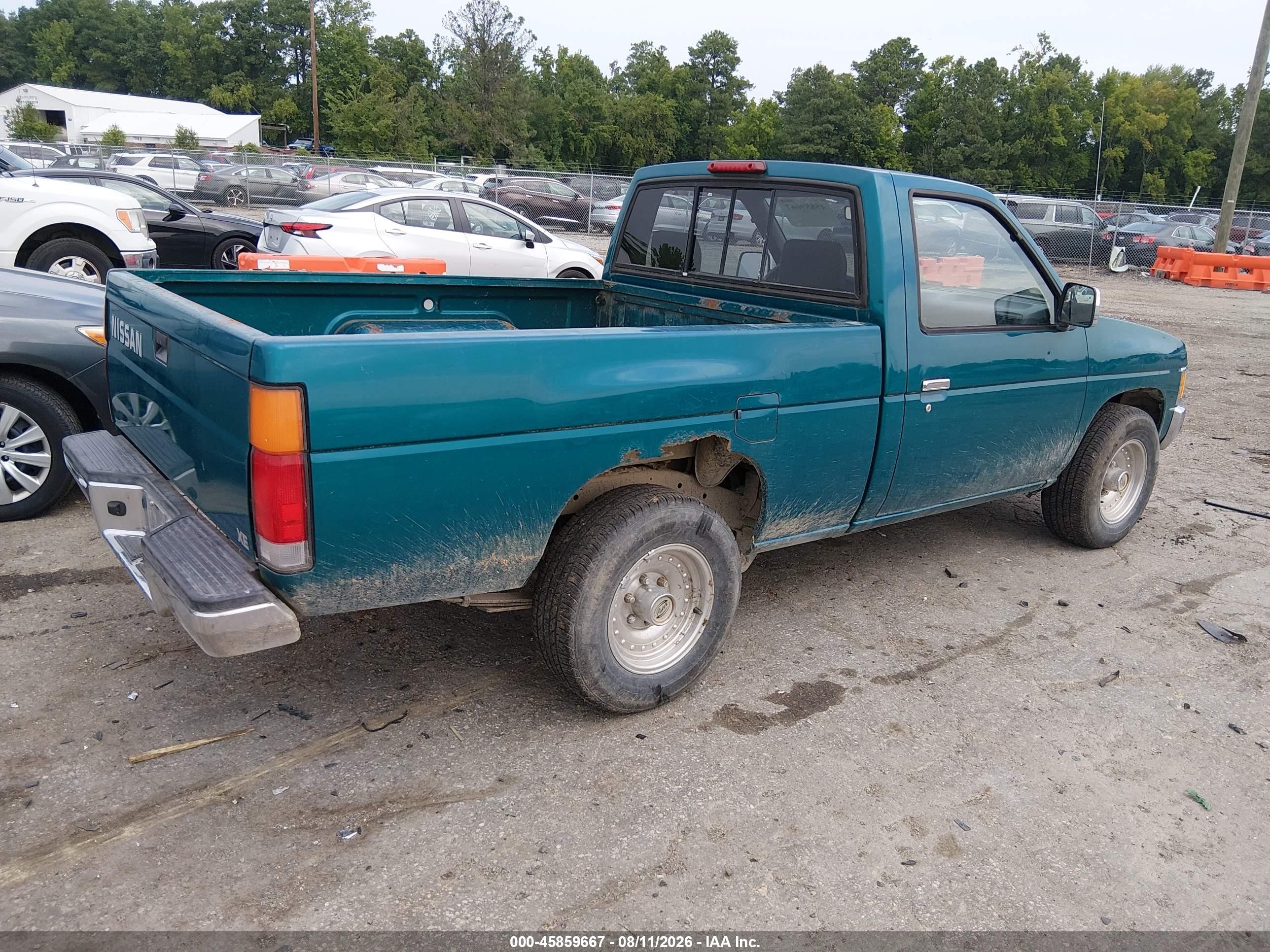 1997 Nissan 4x2 Truck Xe Green vin: 1N6SD11S2VC370145