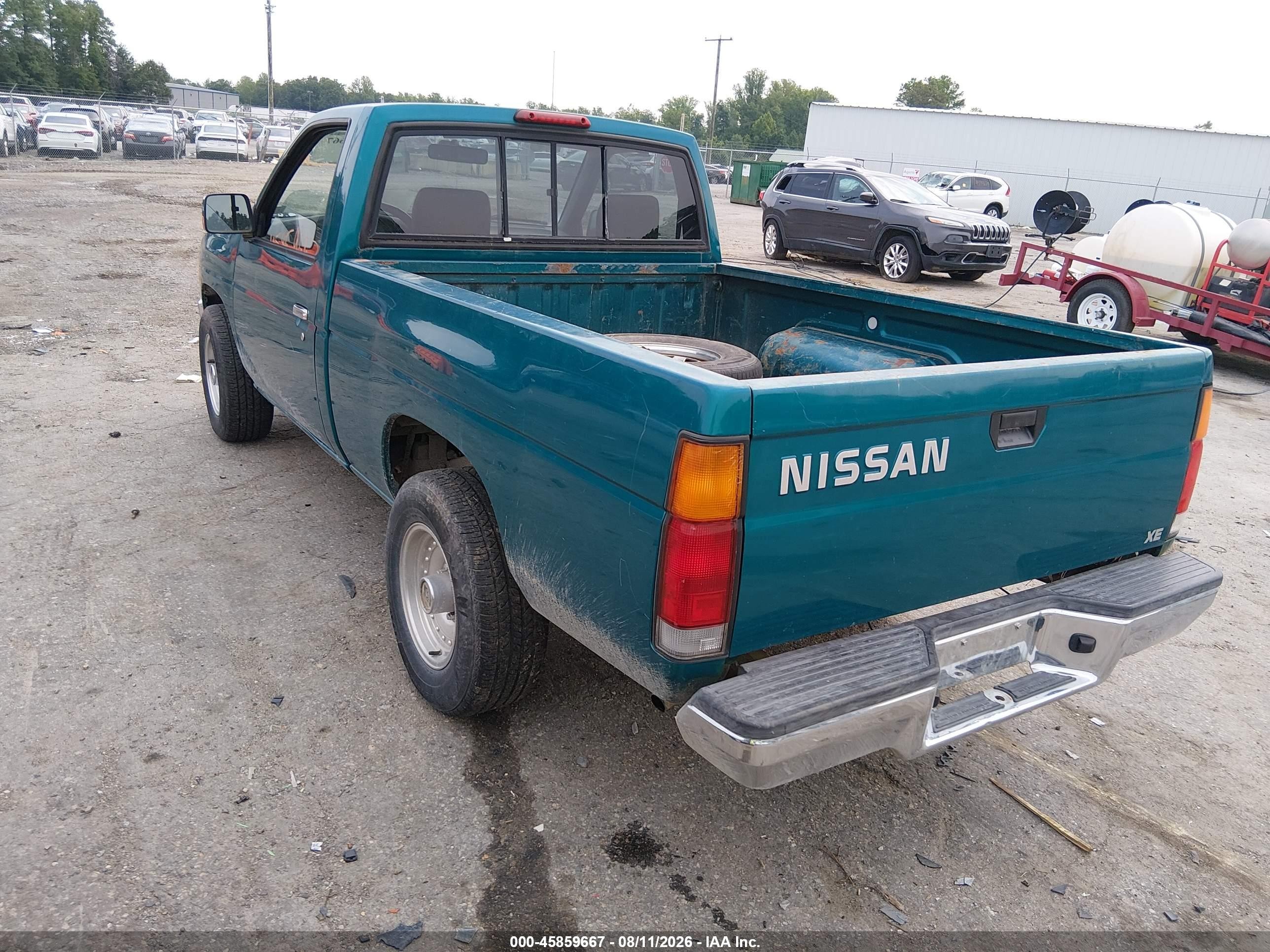1997 Nissan 4x2 Truck Xe Green vin: 1N6SD11S2VC370145