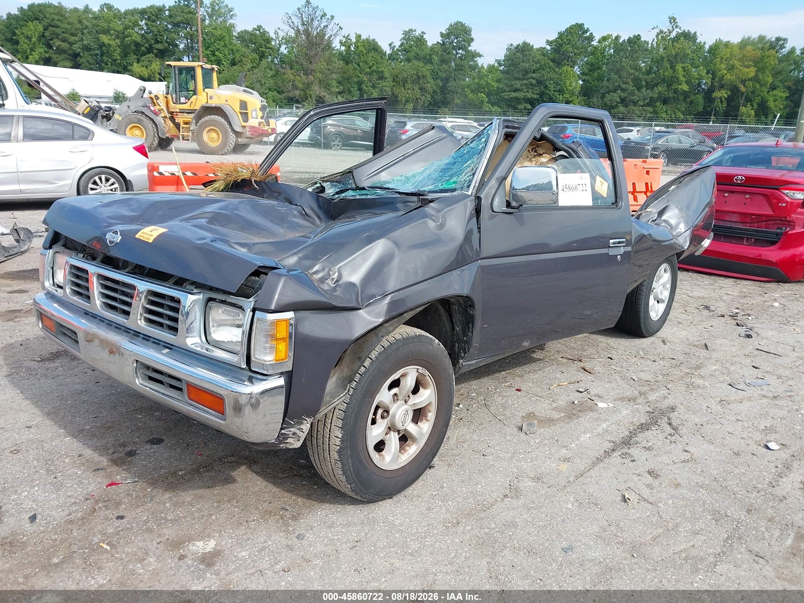1997 Nissan 4x2 Truck Xe Gray vin: 1N6SD11S2VC387754