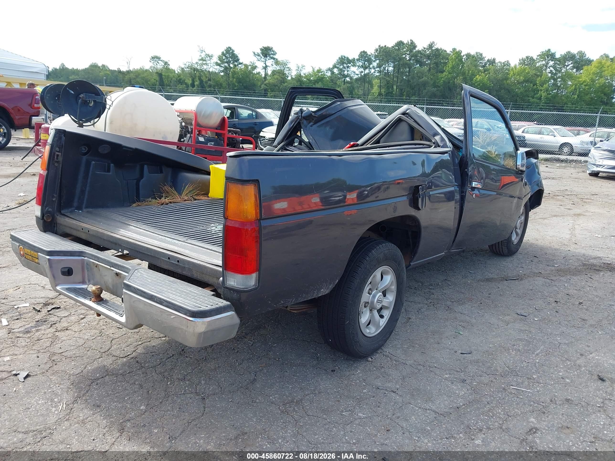 1997 Nissan 4x2 Truck Xe Gray vin: 1N6SD11S2VC387754