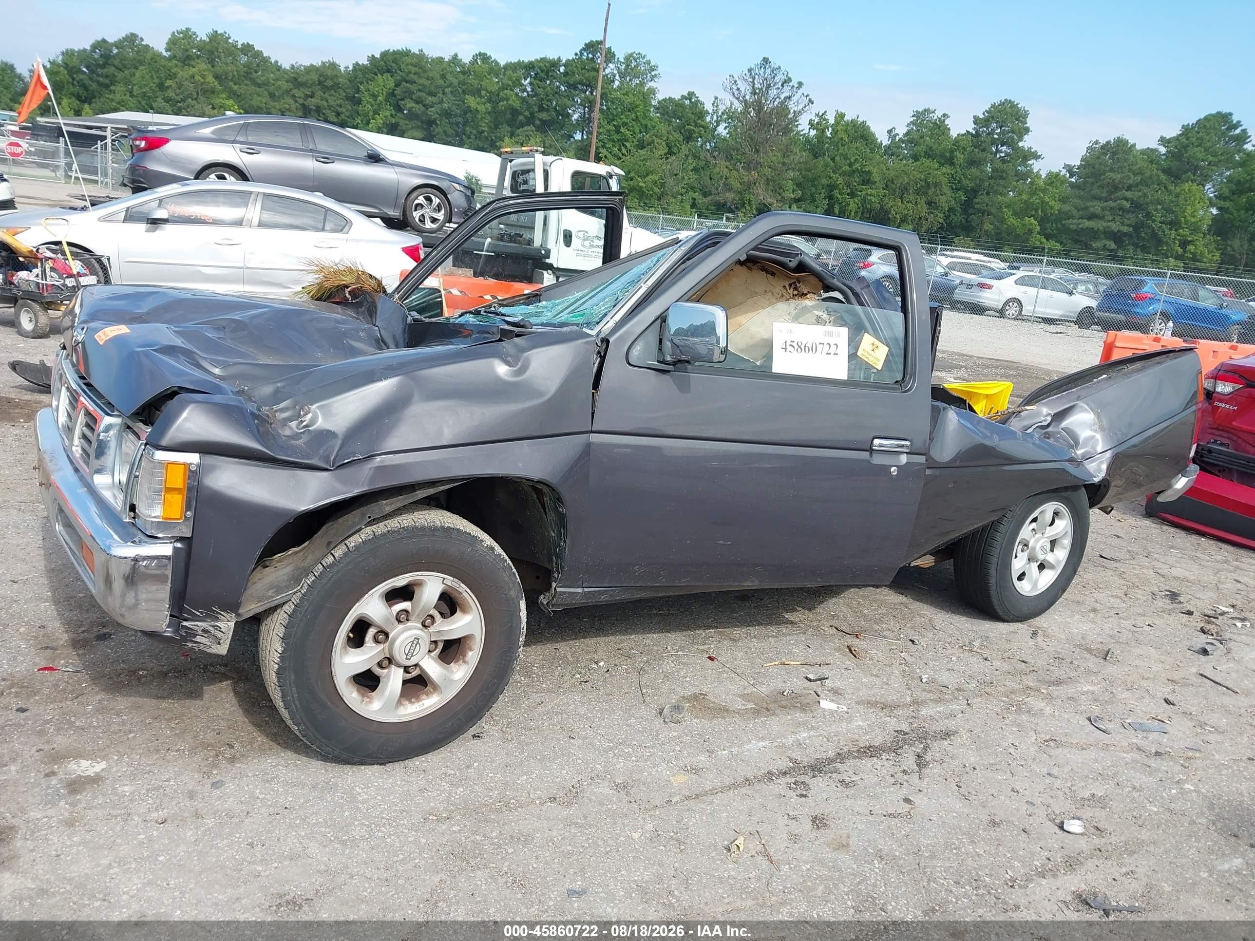 1997 Nissan 4x2 Truck Xe Gray vin: 1N6SD11S2VC387754