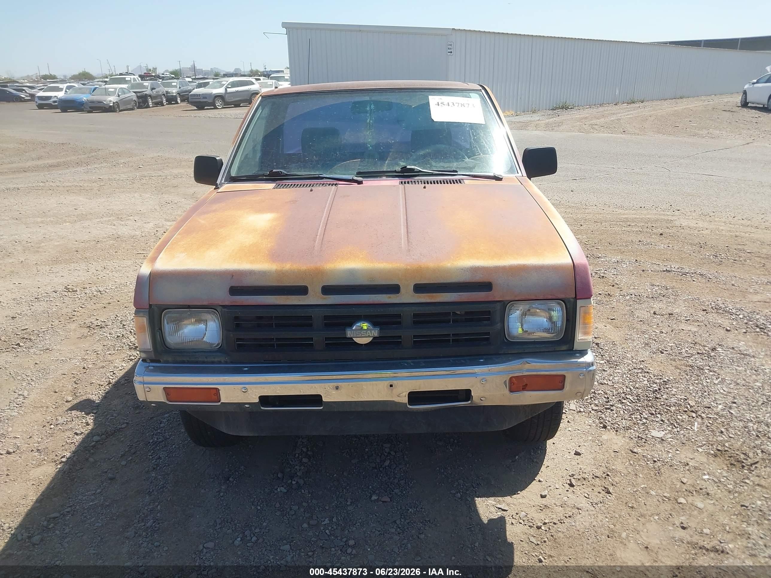 1990 Nissan D21 Short Bed Red vin: 1N6SD11S3LC347535