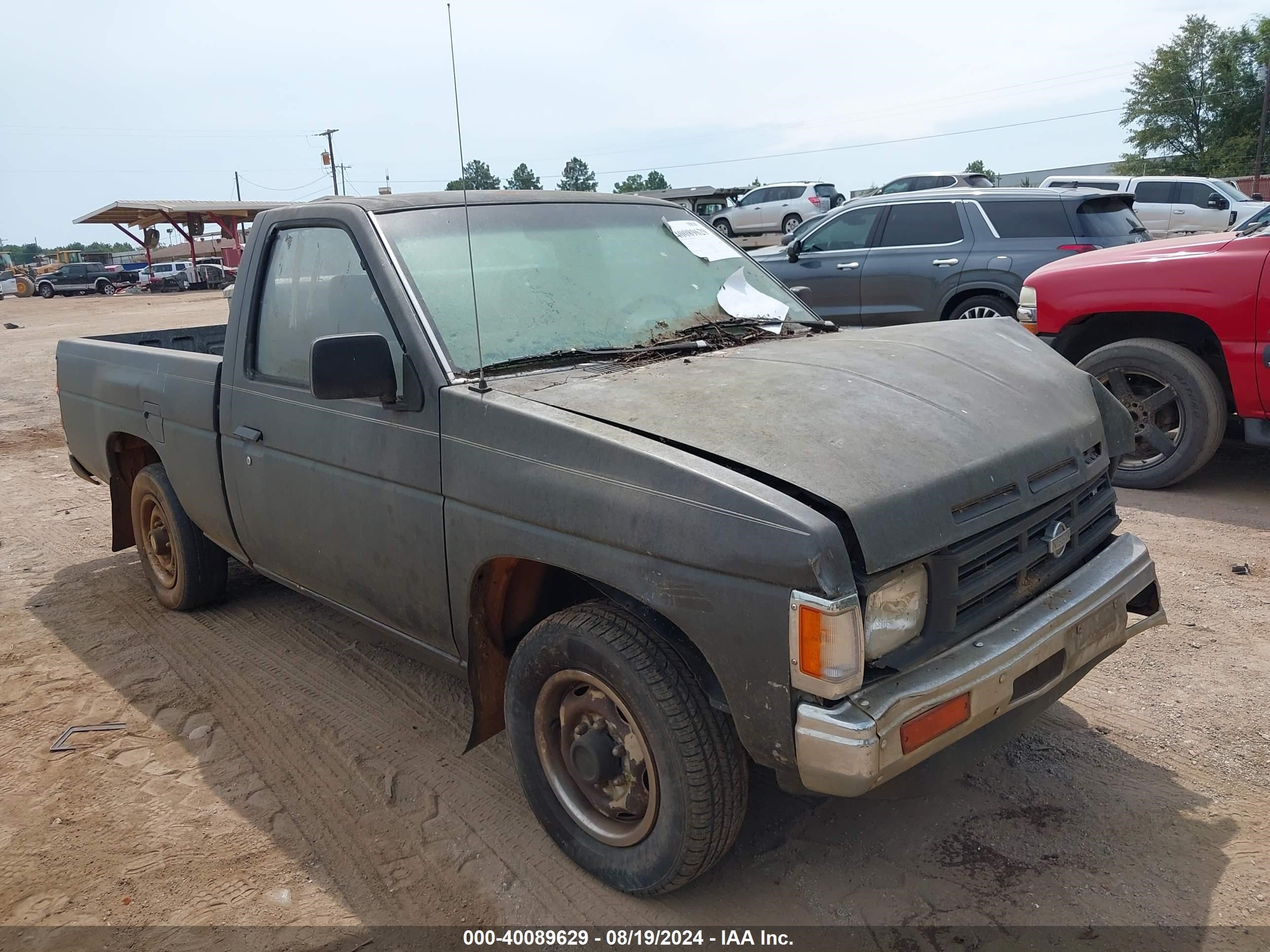 1991 Nissan Truck Short Wheelbase Gray vin: 1N6SD11S3MC397188