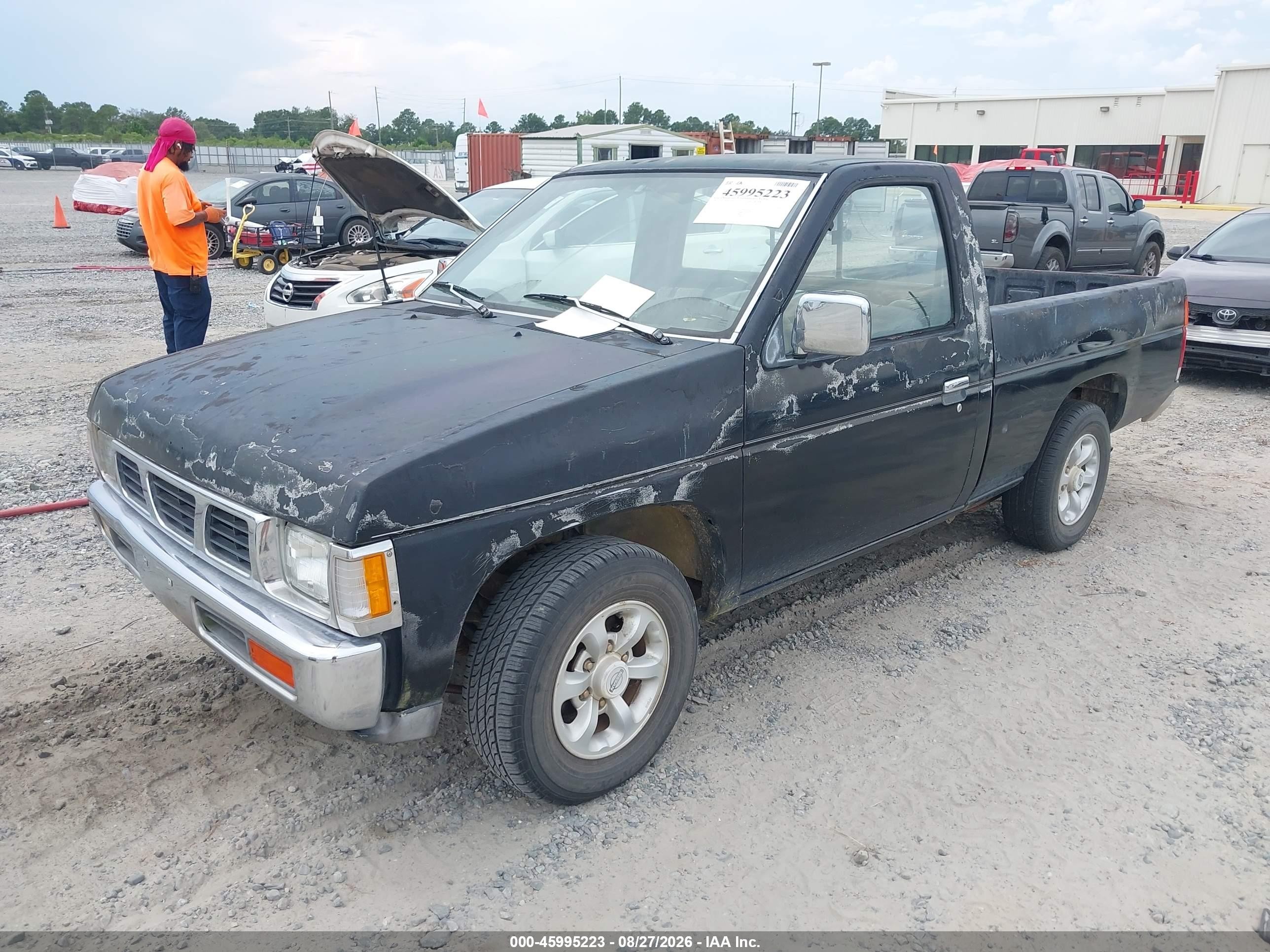 1997 Nissan 4x2 Truck Xe Black vin: 1N6SD11S3VC302405