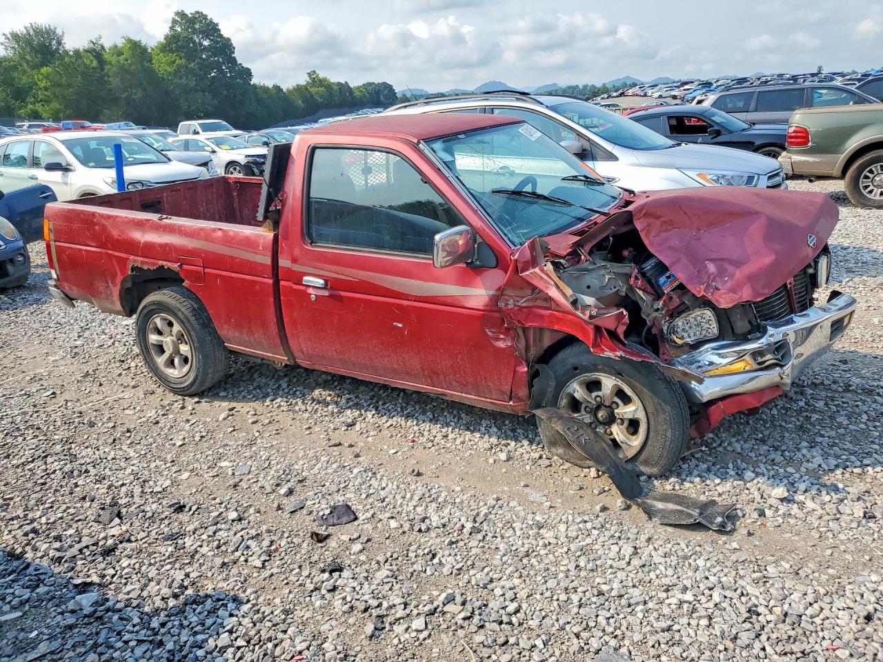 1997 Nissan Truck Base Maroon vin: 1N6SD11S3VC320788