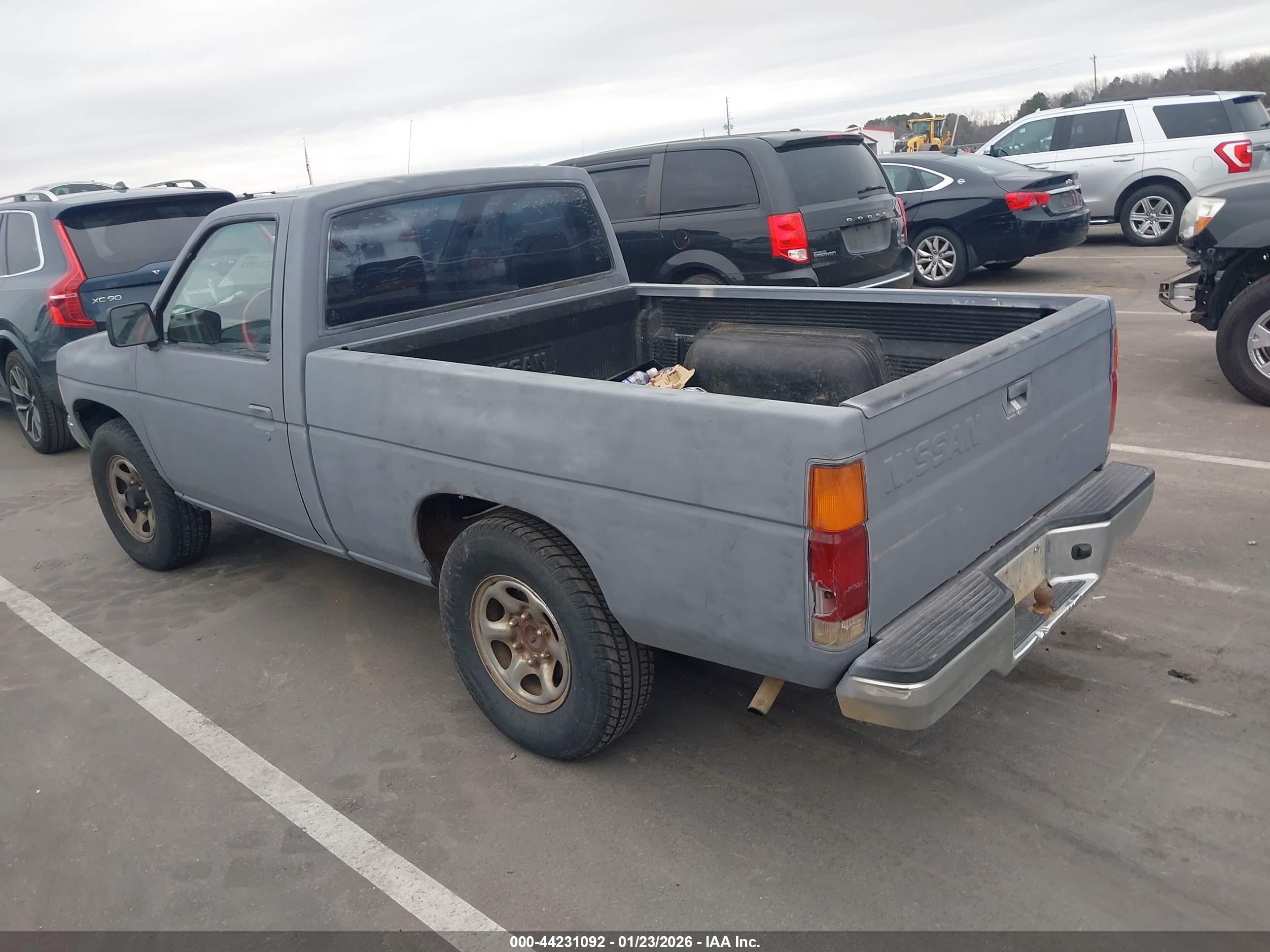 1990 Nissan D21 Short Bed Gray vin: 1N6SD11S4LC349827