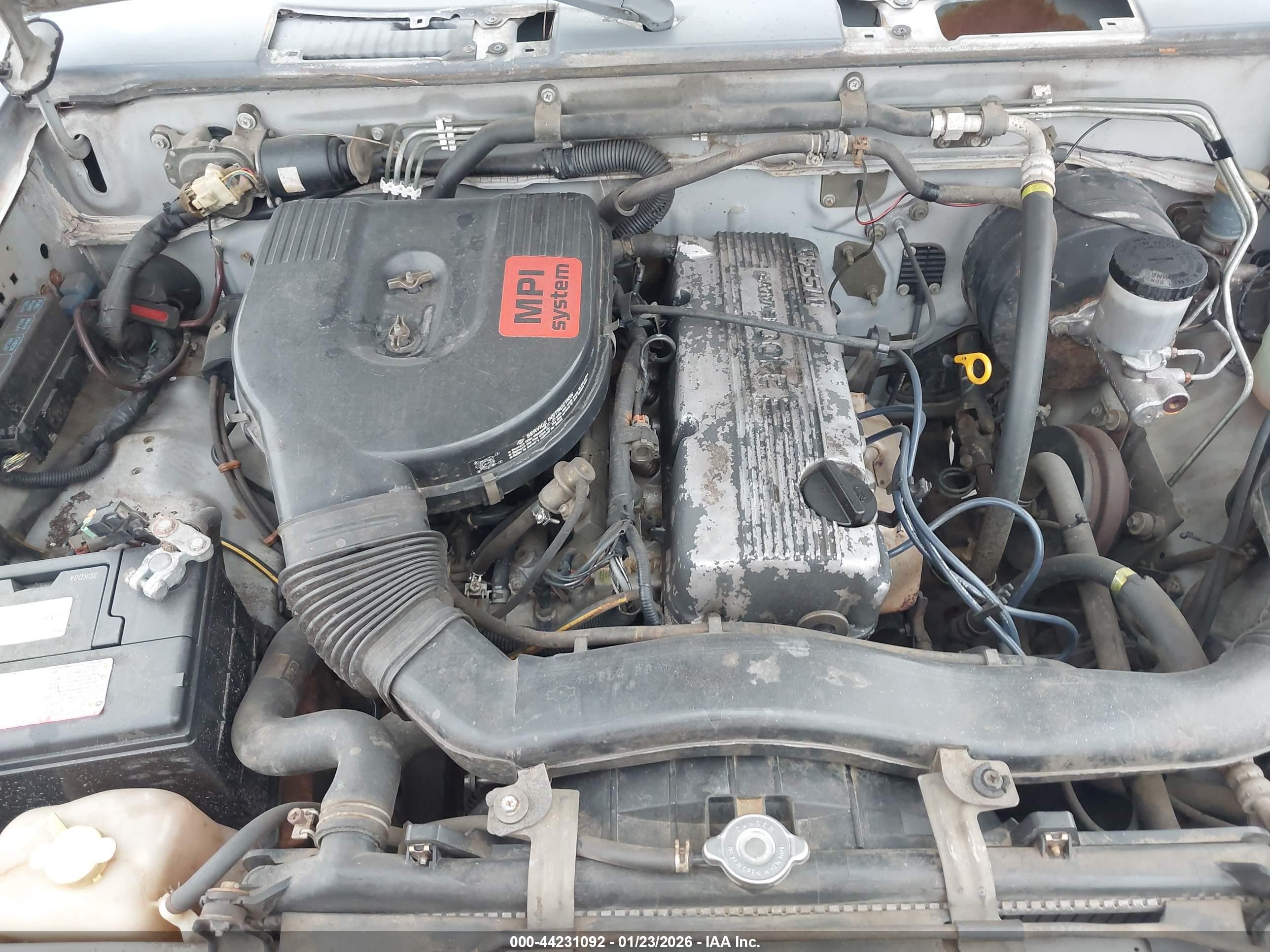 1990 Nissan D21 Short Bed Gray vin: 1N6SD11S4LC349827