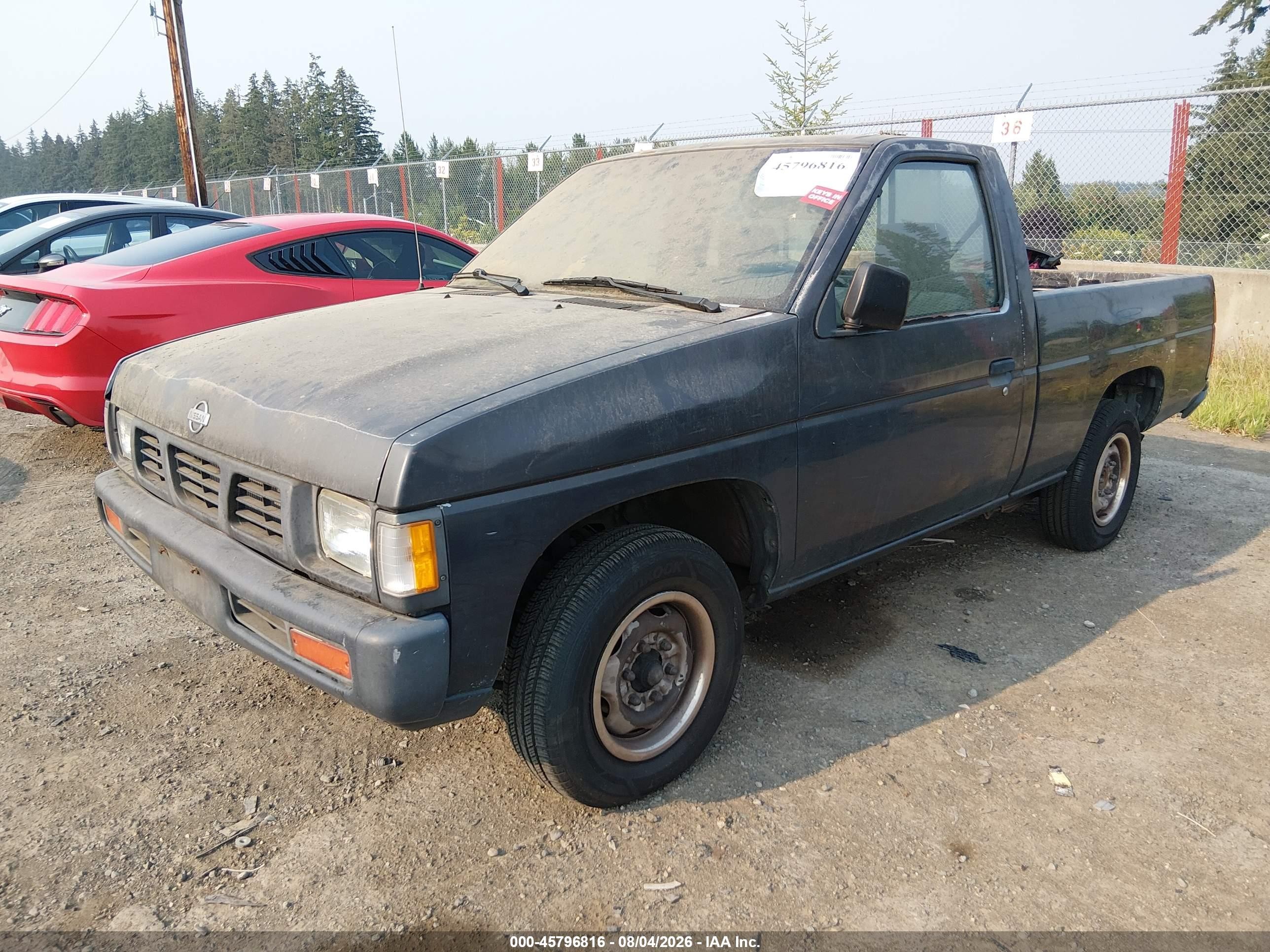 1993 Nissan Truck Short Wheelbase Gray vin: 1N6SD11S4PC408770