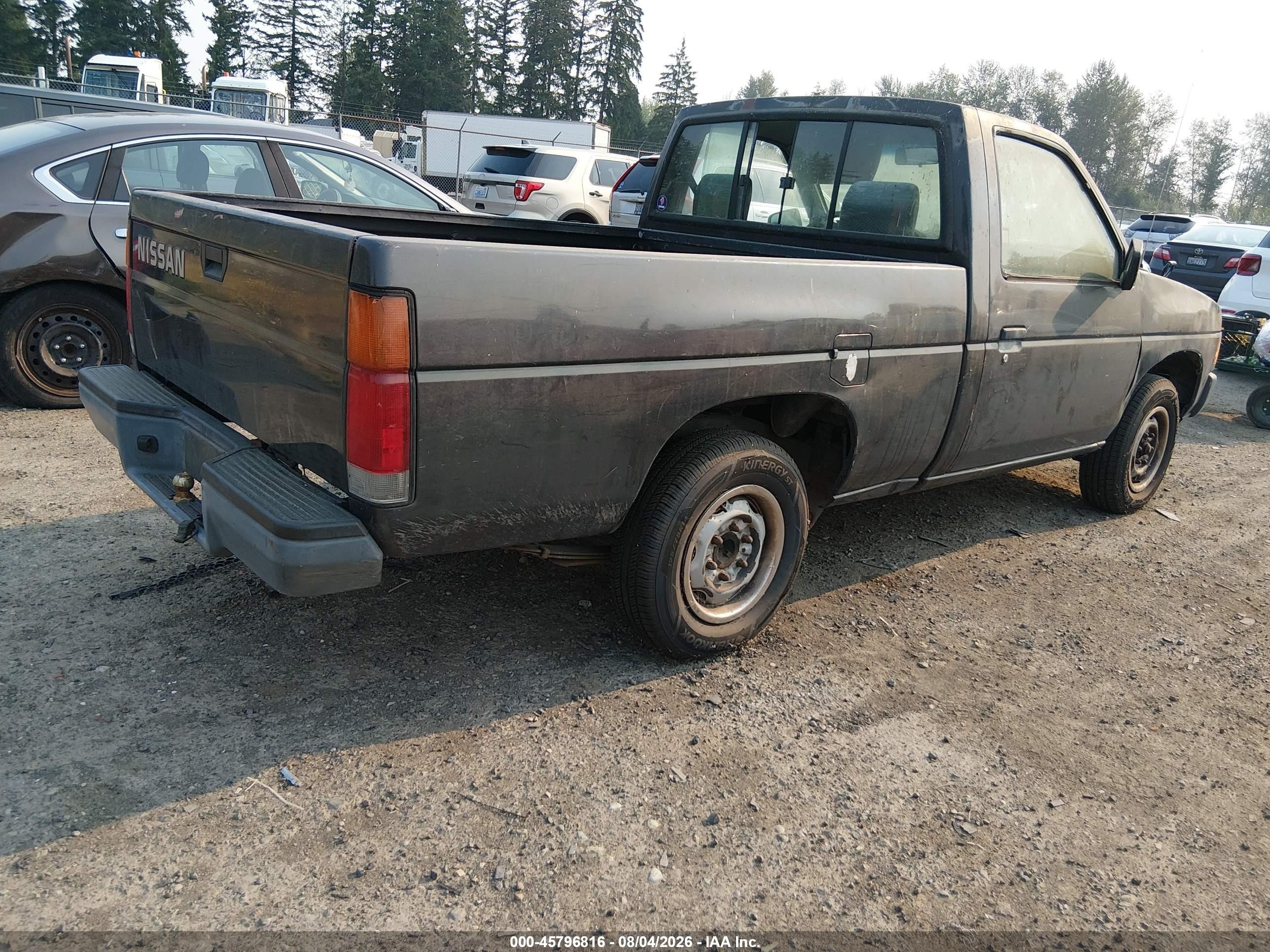 1993 Nissan Truck Short Wheelbase Gray vin: 1N6SD11S4PC408770