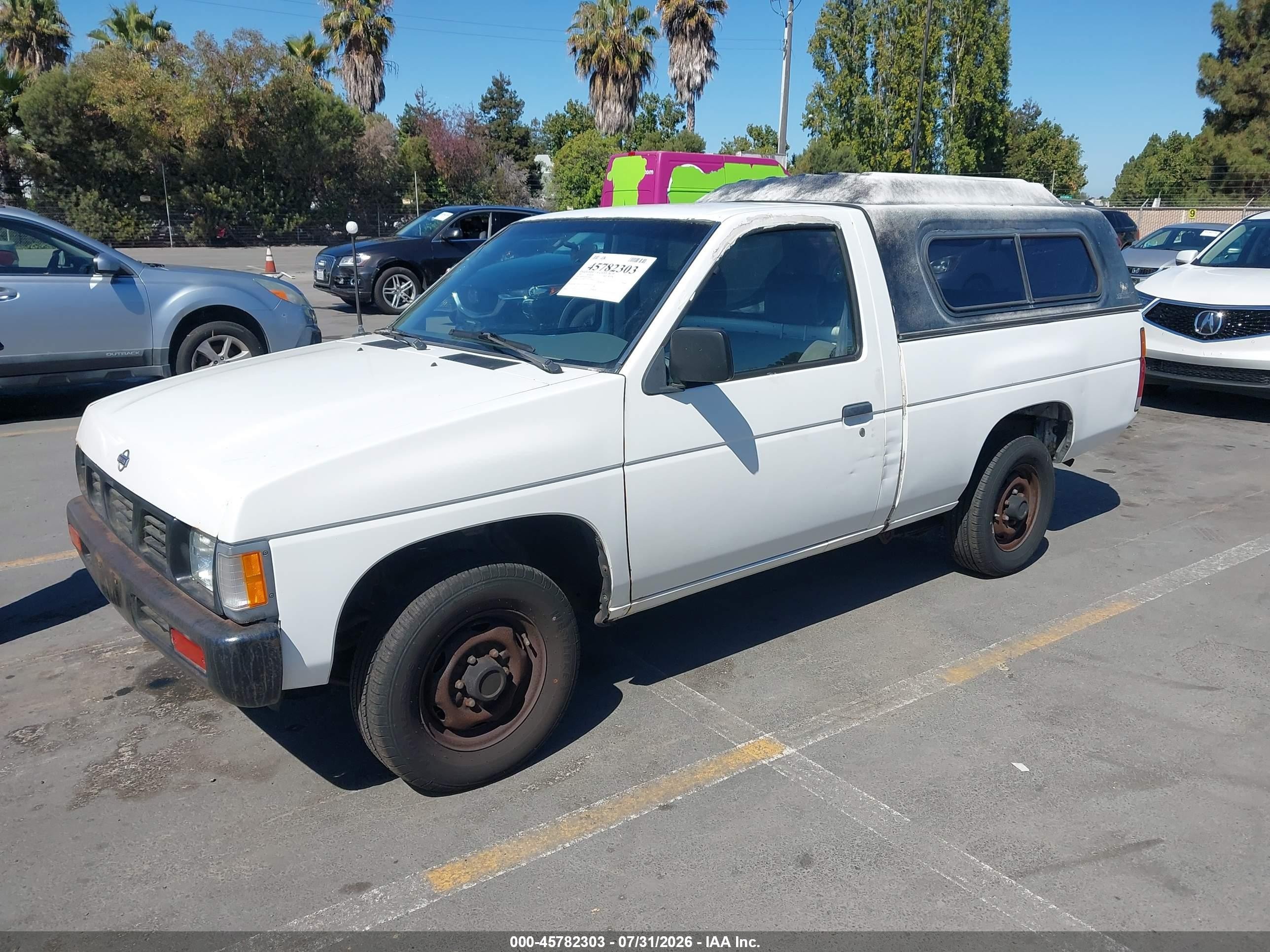 1997 Nissan 4x2 Truck Xe White vin: 1N6SD11S4VC368610