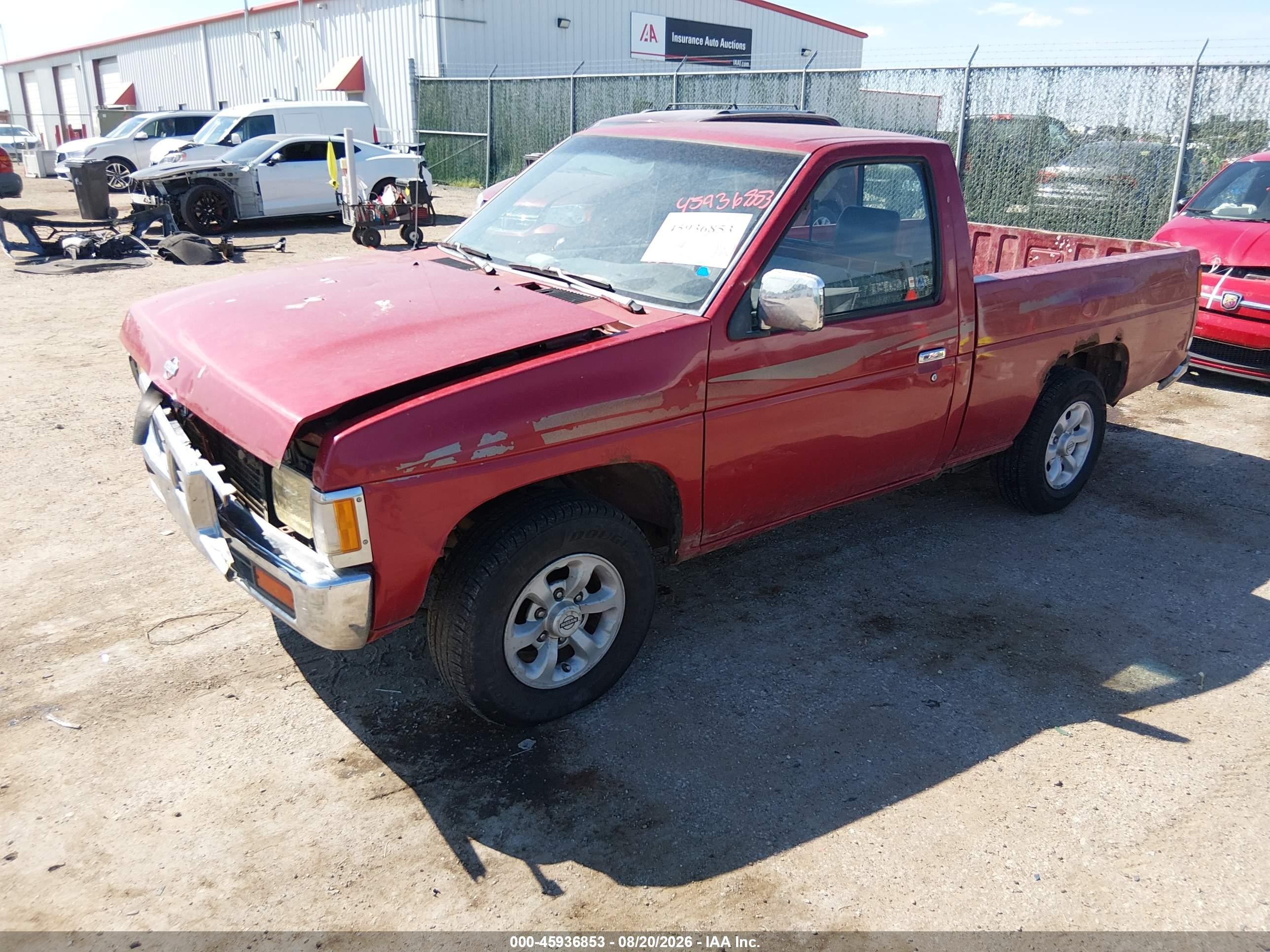 1997 Nissan 4x2 Truck Xe Red vin: 1N6SD11S5VC400772