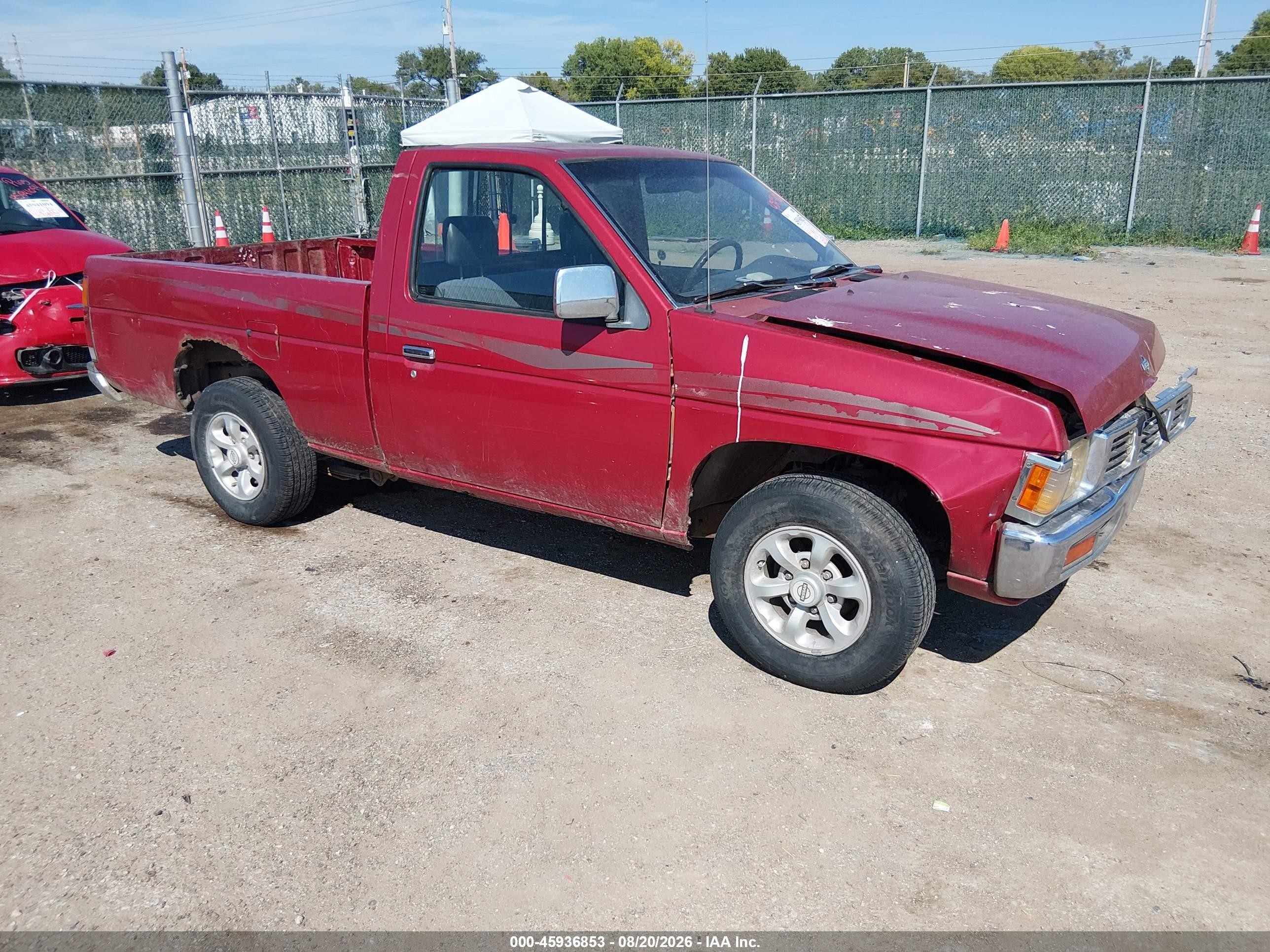 1997 Nissan 4x2 Truck Xe Red vin: 1N6SD11S5VC400772