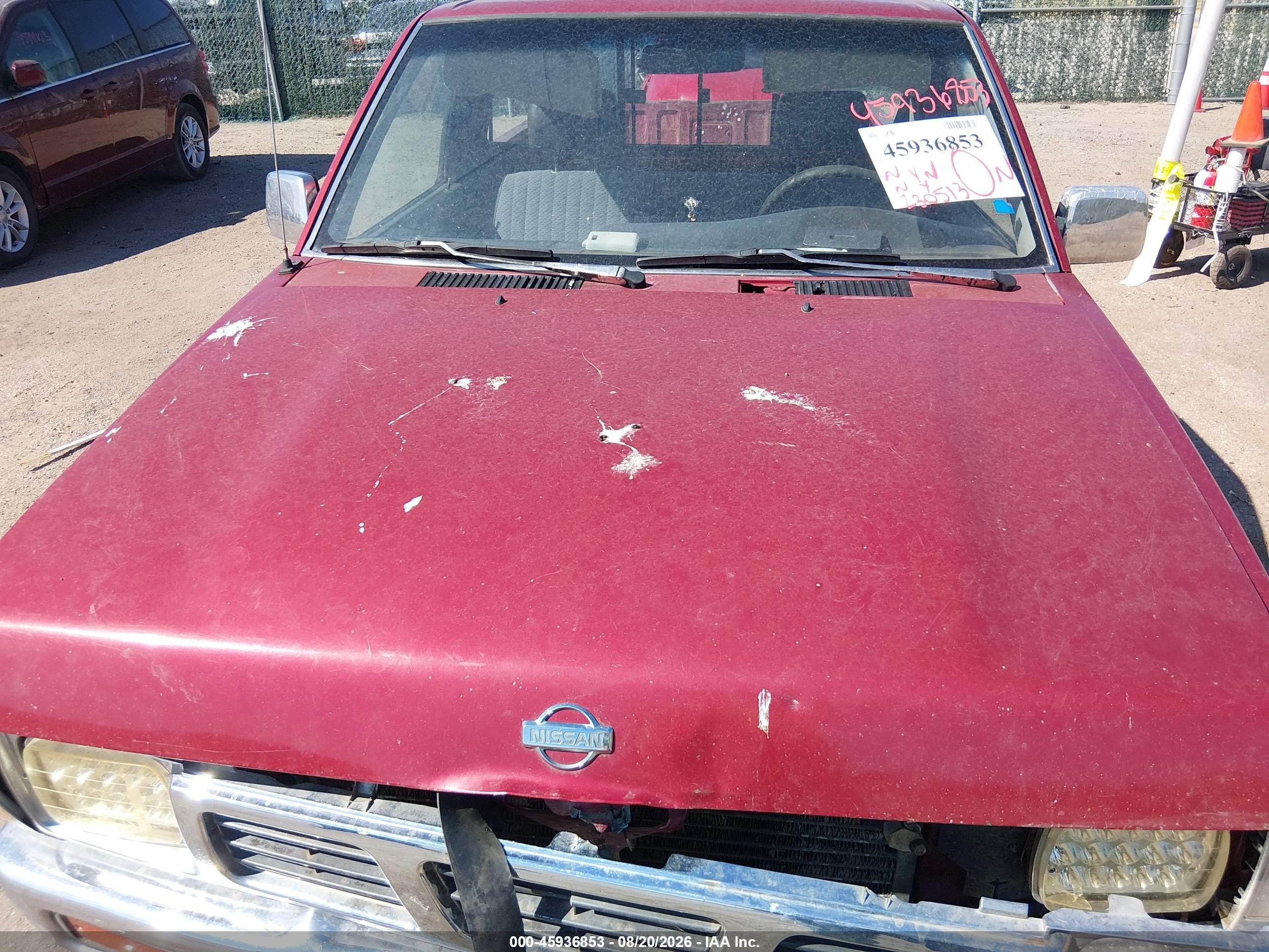 1997 Nissan 4x2 Truck Xe Red vin: 1N6SD11S5VC400772