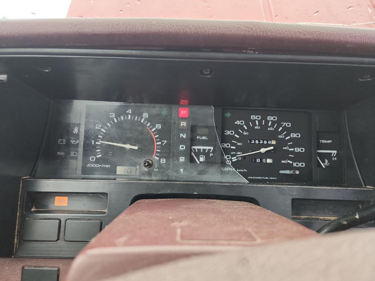 1990 Nissan D21 Short Bed Red vin: 1N6SD11S6LC370064