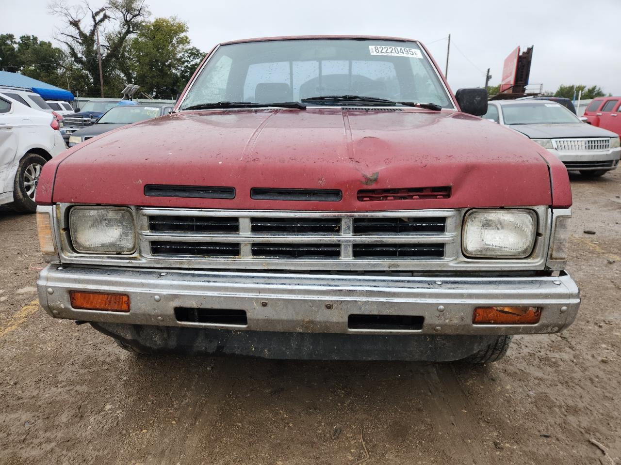 1990 Nissan D21 Short Bed Red vin: 1N6SD11S6LC370064