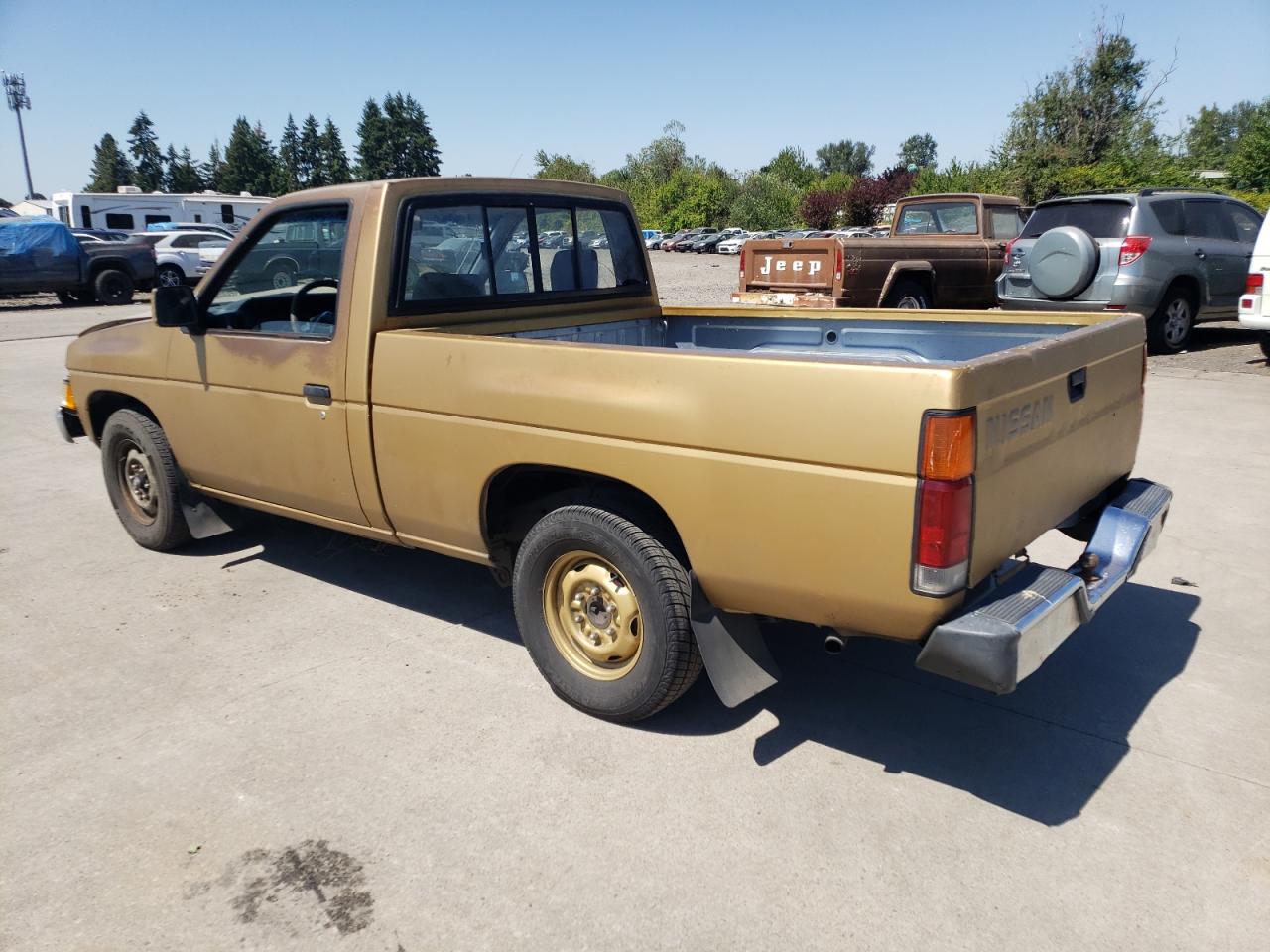 1990 Nissan D21 Short Bed Gold vin: 1N6SD11S6LC425144