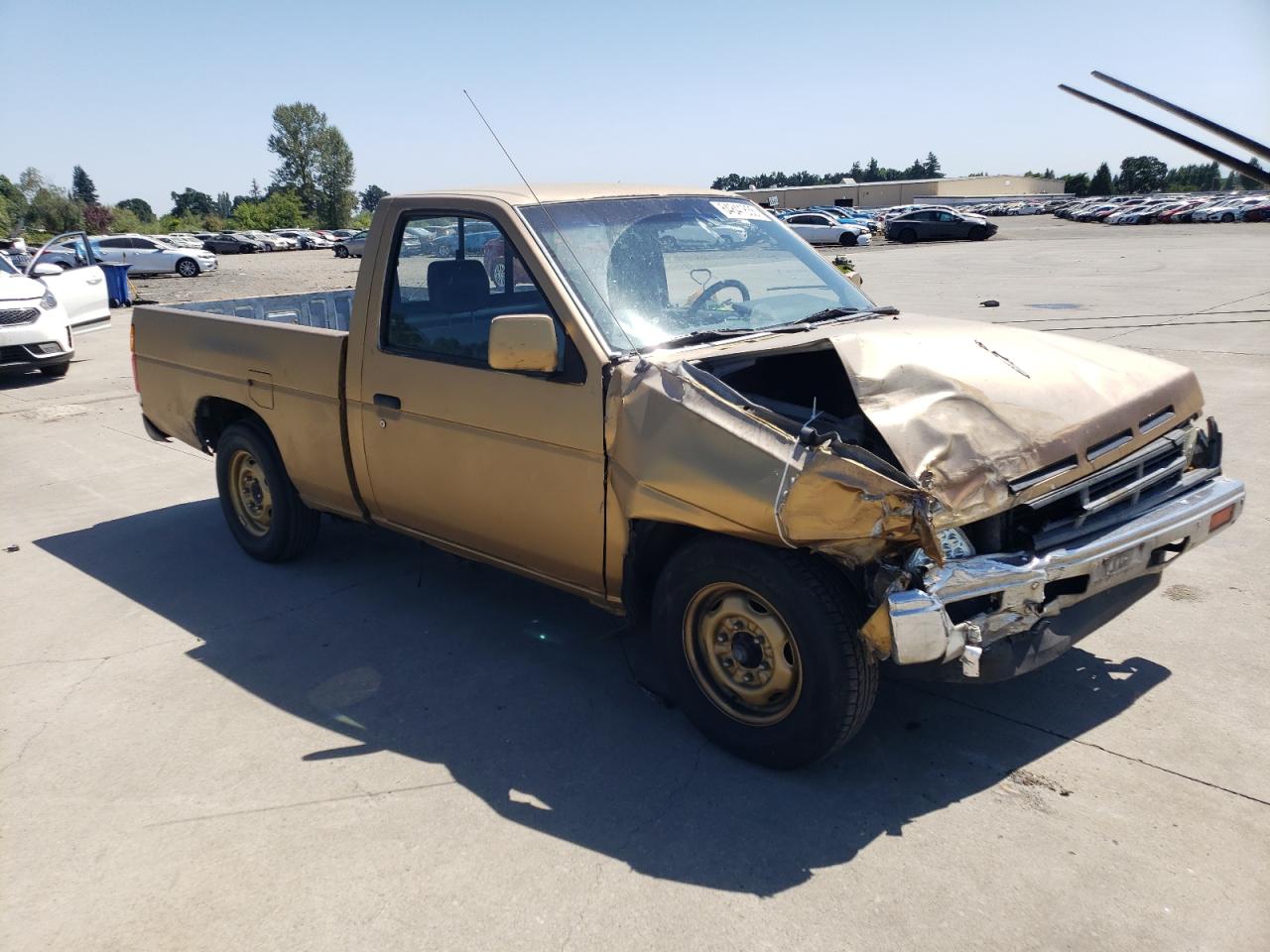 1990 Nissan D21 Short Bed Gold vin: 1N6SD11S6LC425144